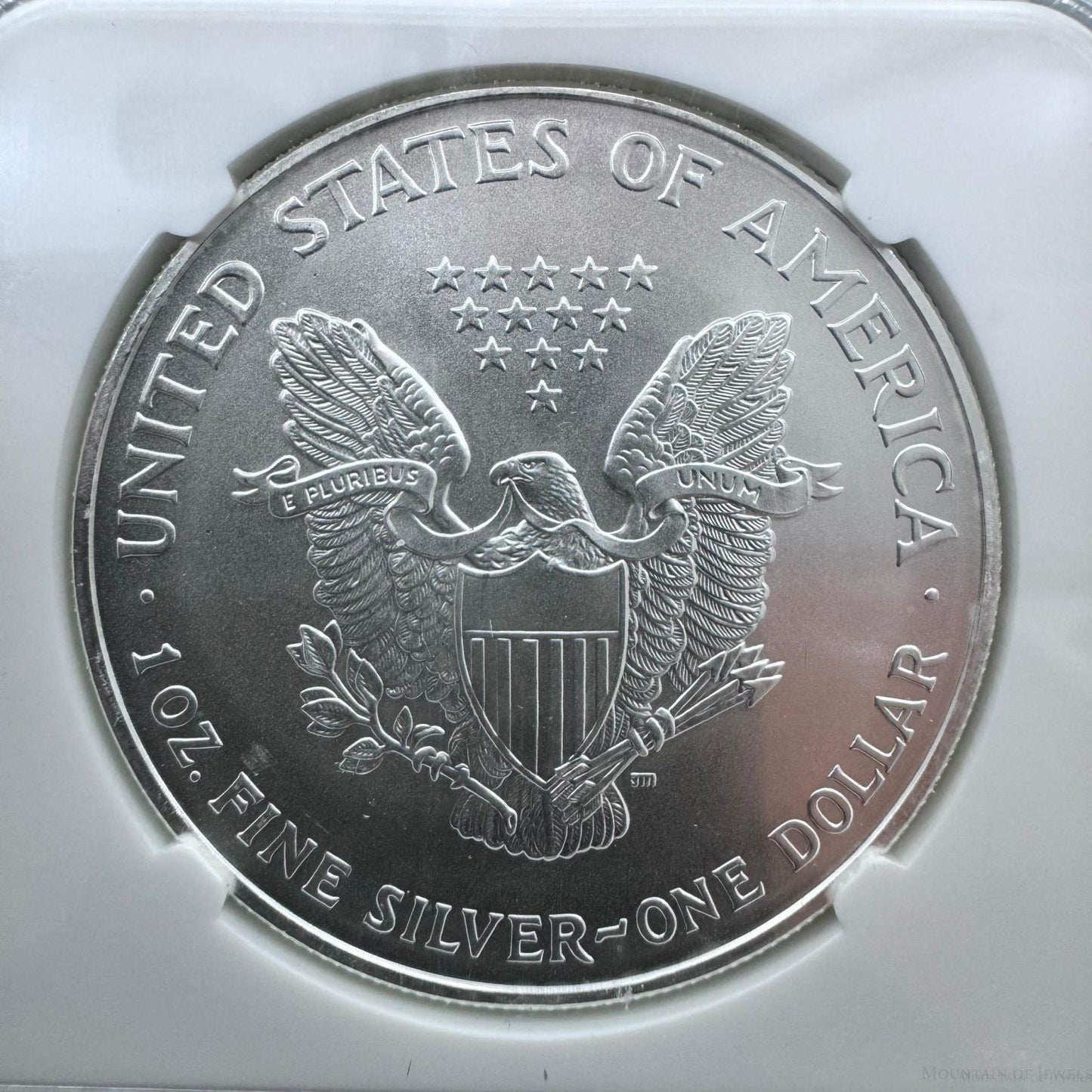 2003 US 1.0oz .999 Fine Silver American Silver Eagle NGC MS69 #3685628-116EX