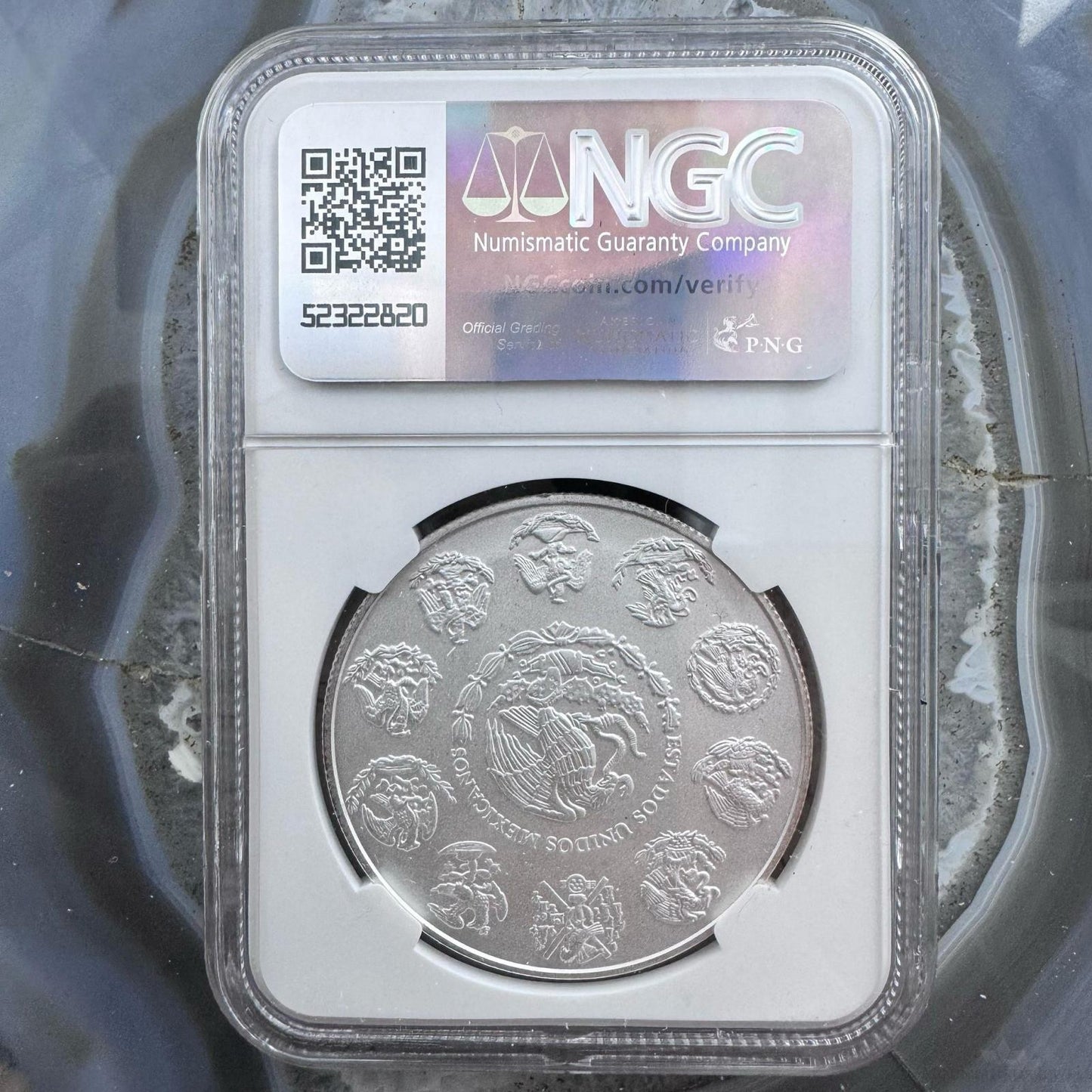 2011 Mexico Libertad One Ounce .999 Fine Silver NGC MS69 #013 Brown Label