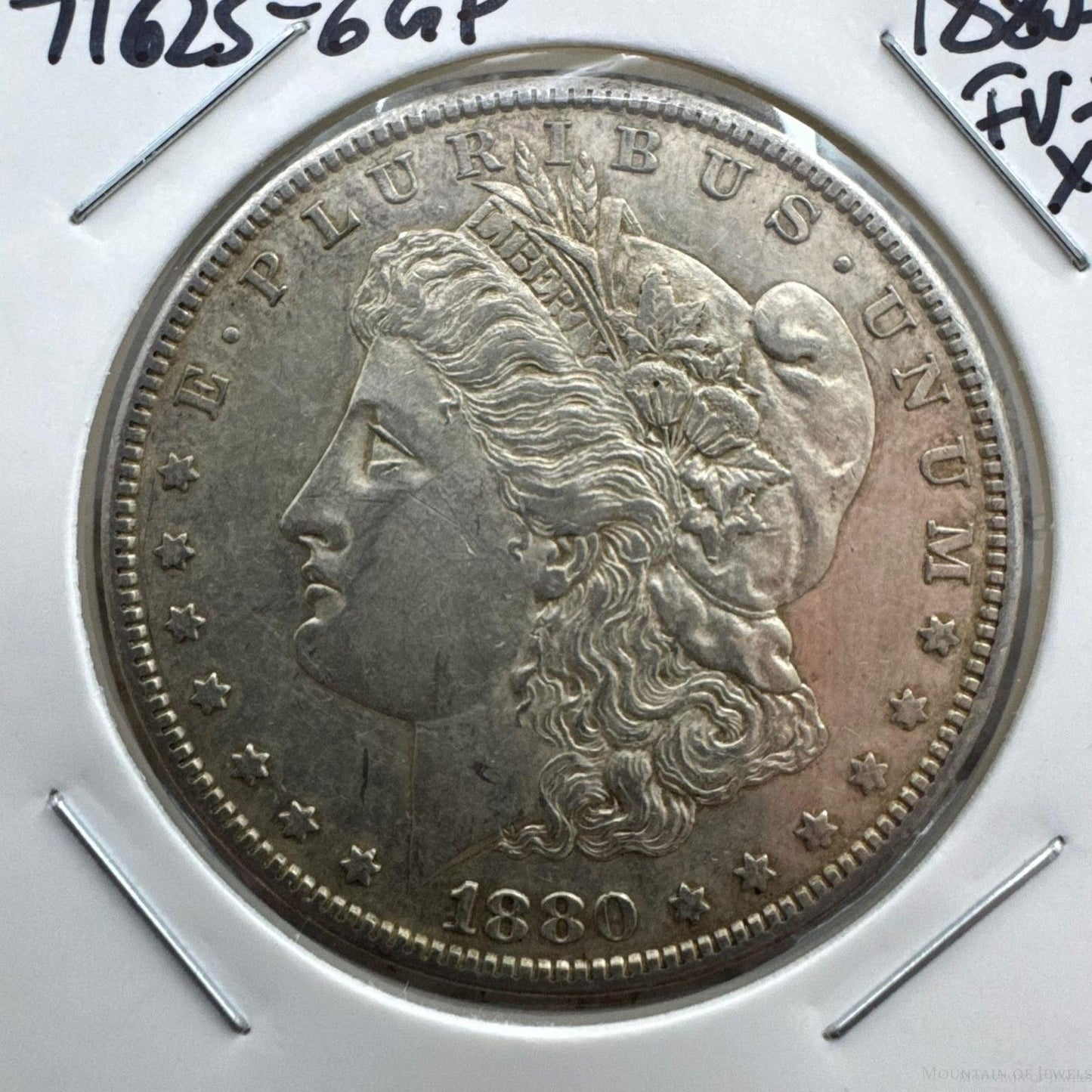 1880-S US 90% Morgan Silver Dollar VF-XF #71625-6GP