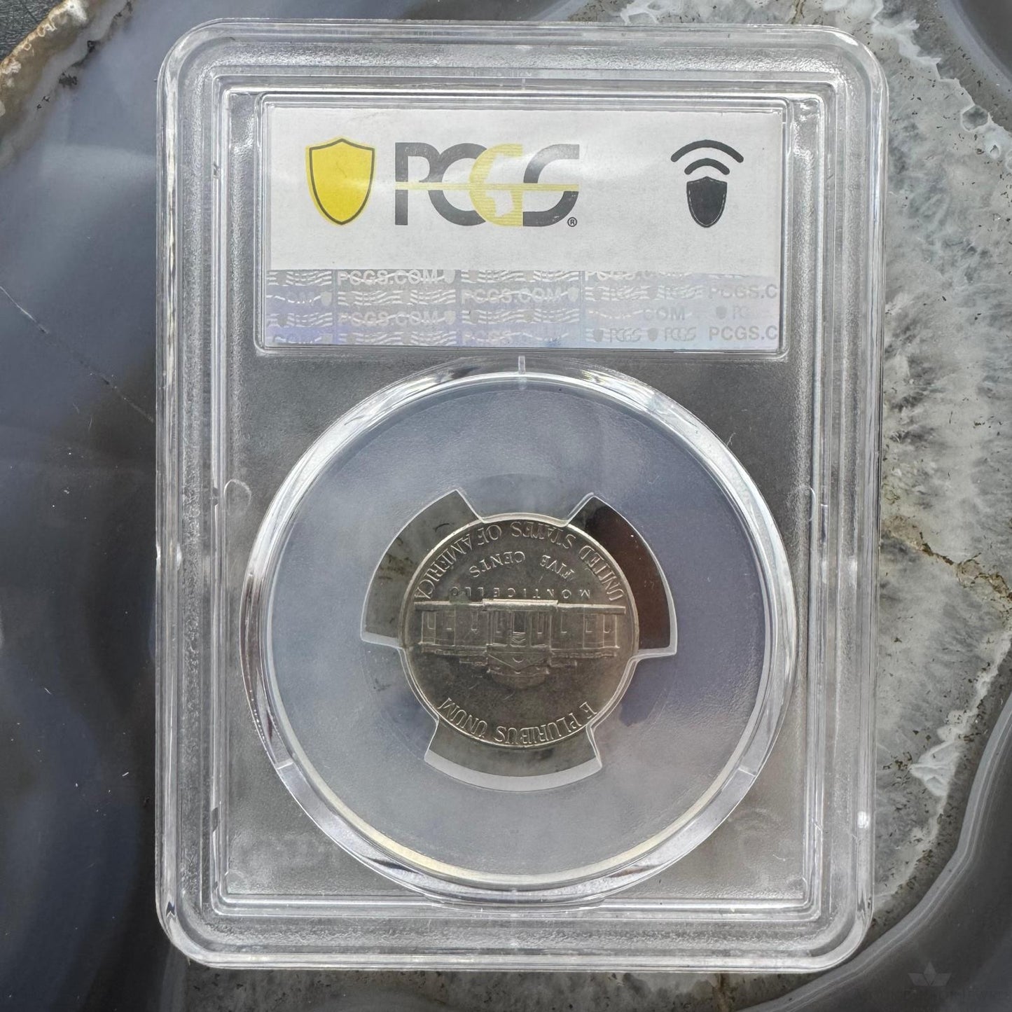 1977-D US 5 Cents PCGS AU53 #082