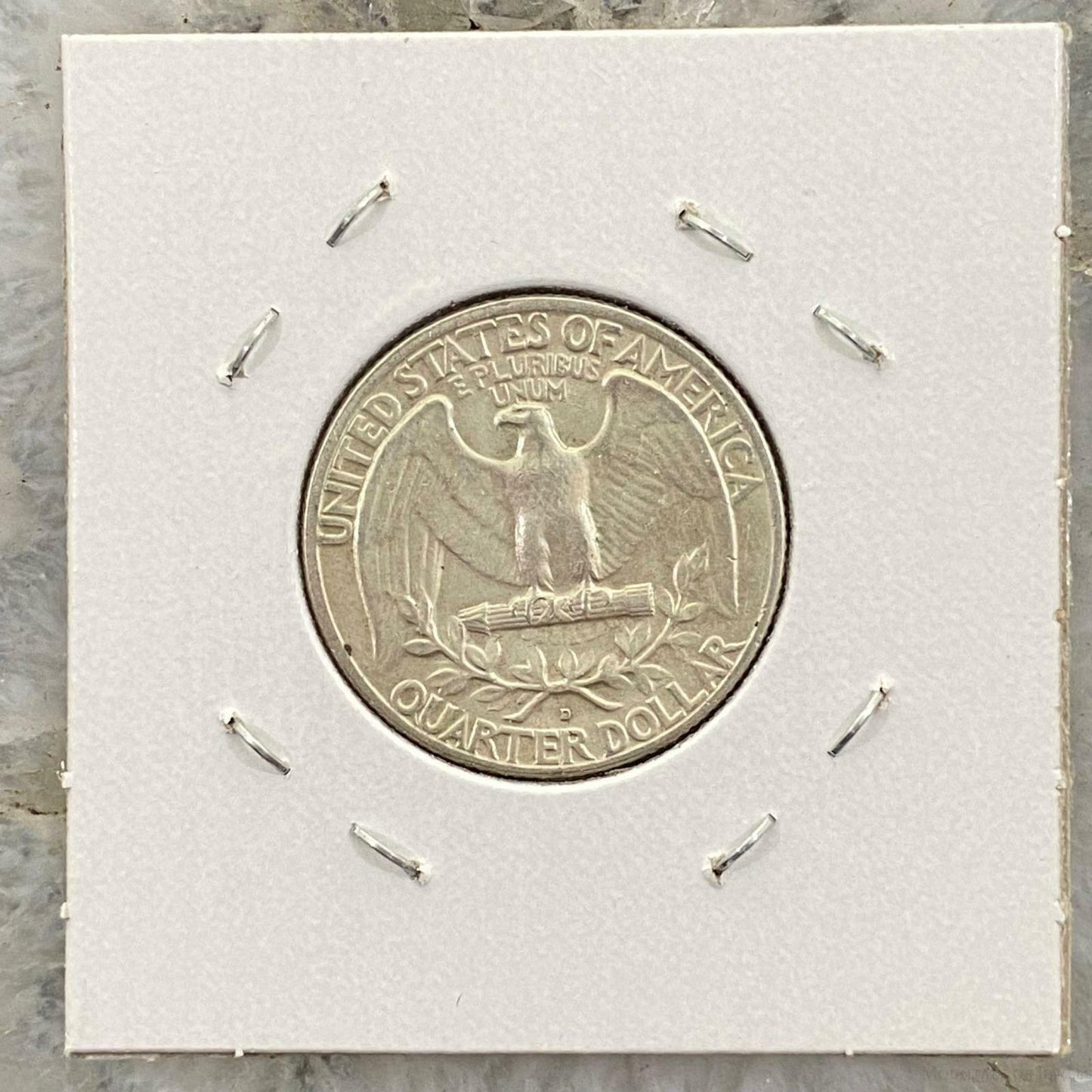 1962-D US Washington Quarter Dollar Coin .900 Silver VF-EF #122221-10