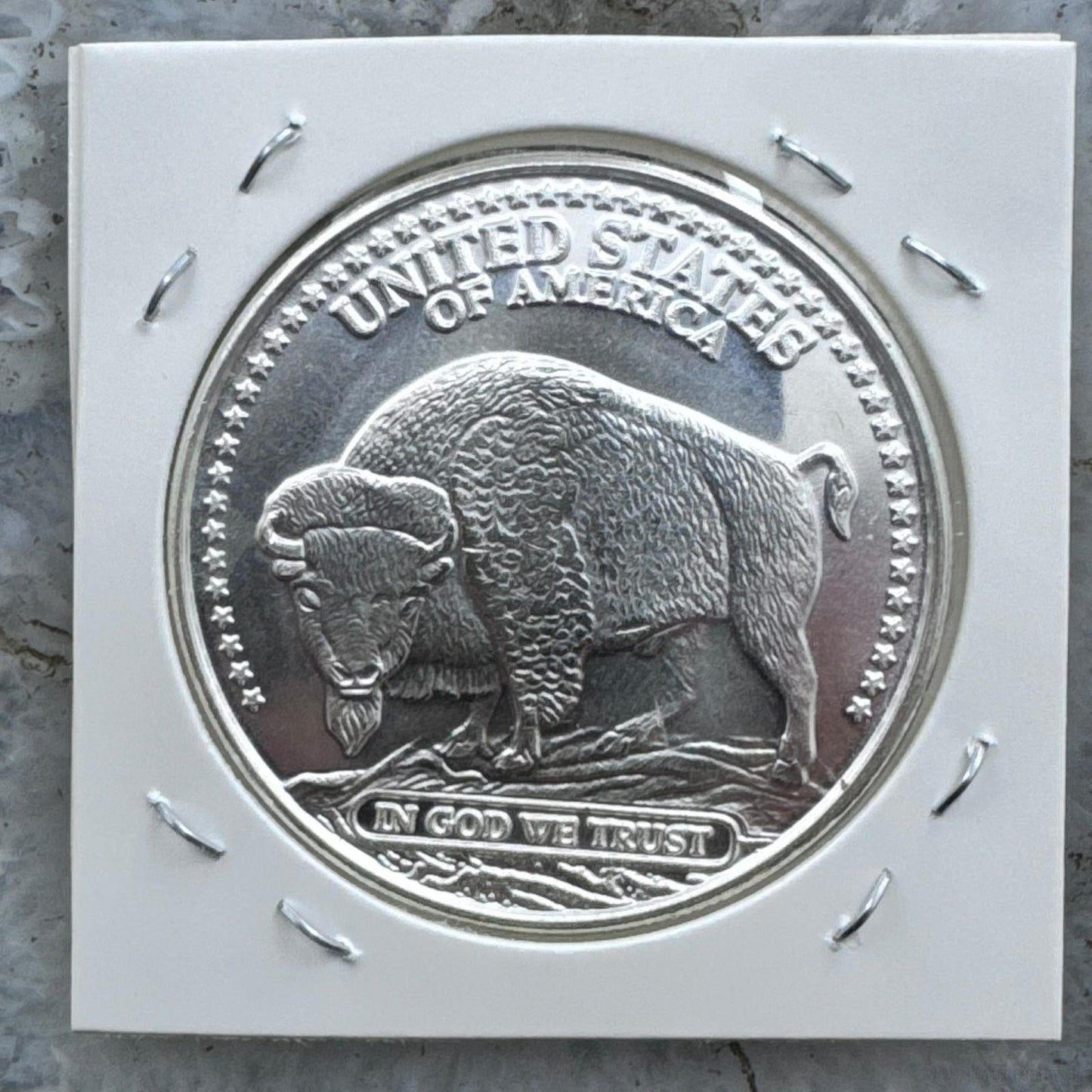 US One Troy Ounce of .999 Silver Bullion BU #61425-7OH