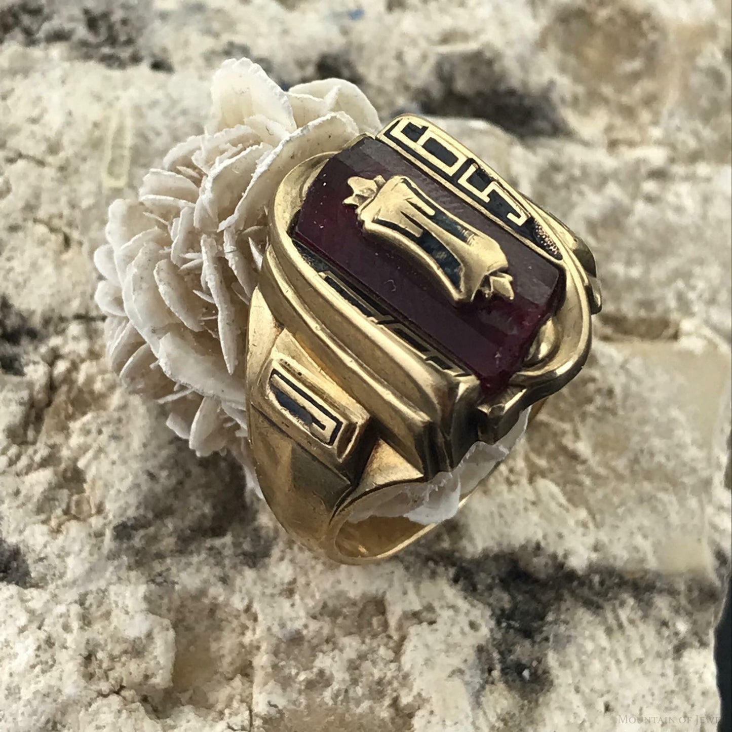 Vintage 1965 Taos High School, New Mexico 10K Gold Ring