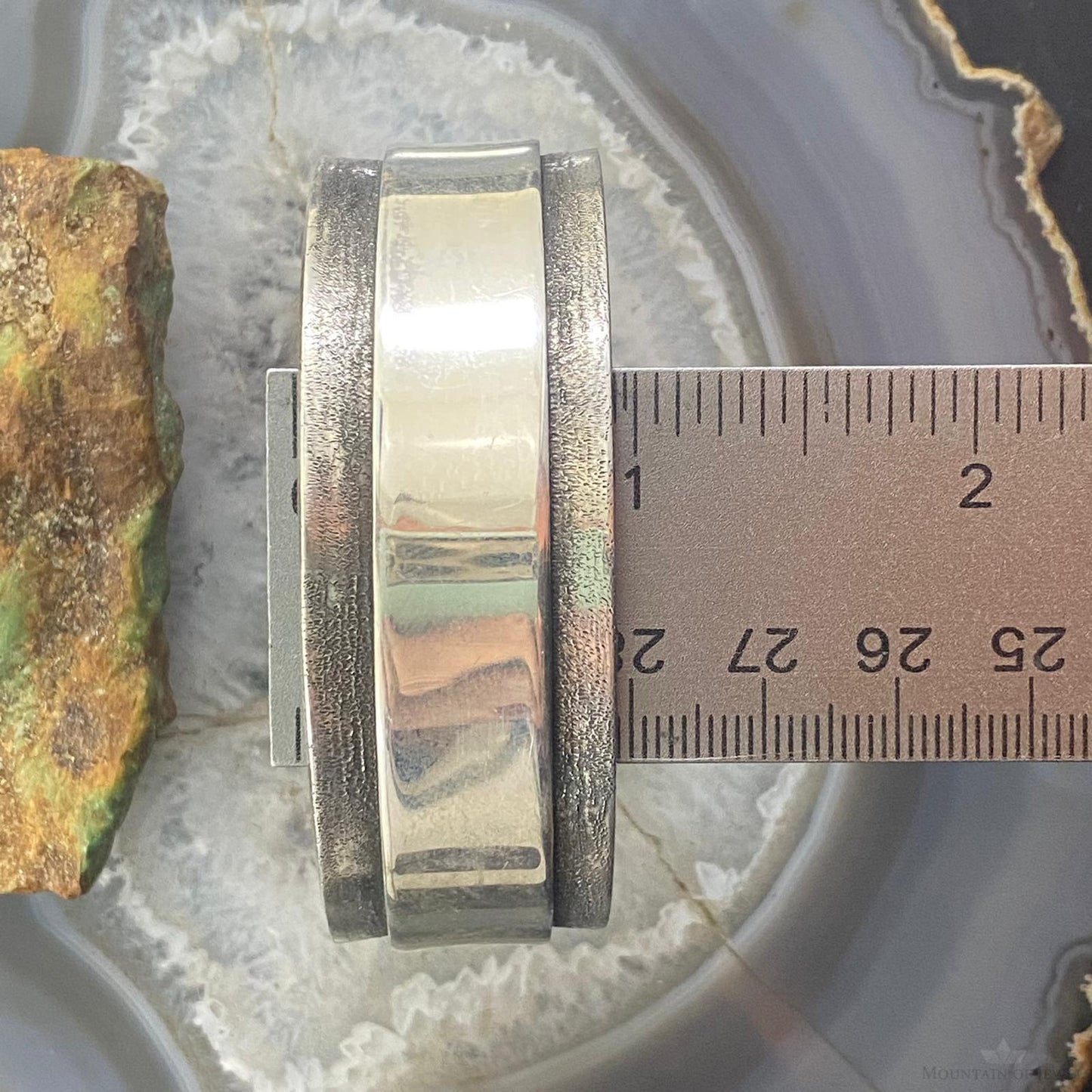 Tawney Cruz-Willie Vintage Sterling Silver Heavy Overlay Unisex Cuff Bracelet