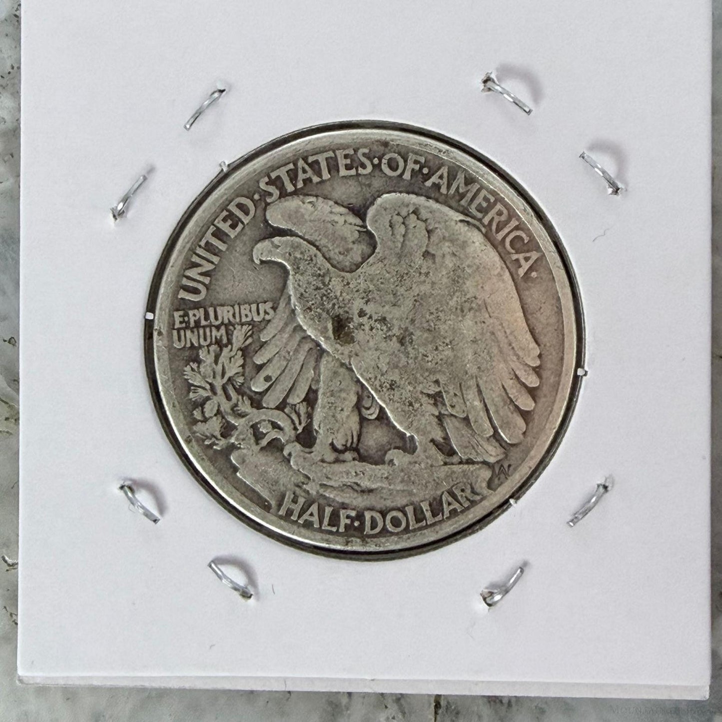 1943 US Walking Liberty Half Dollar 90% Silver F-VF #20126-1