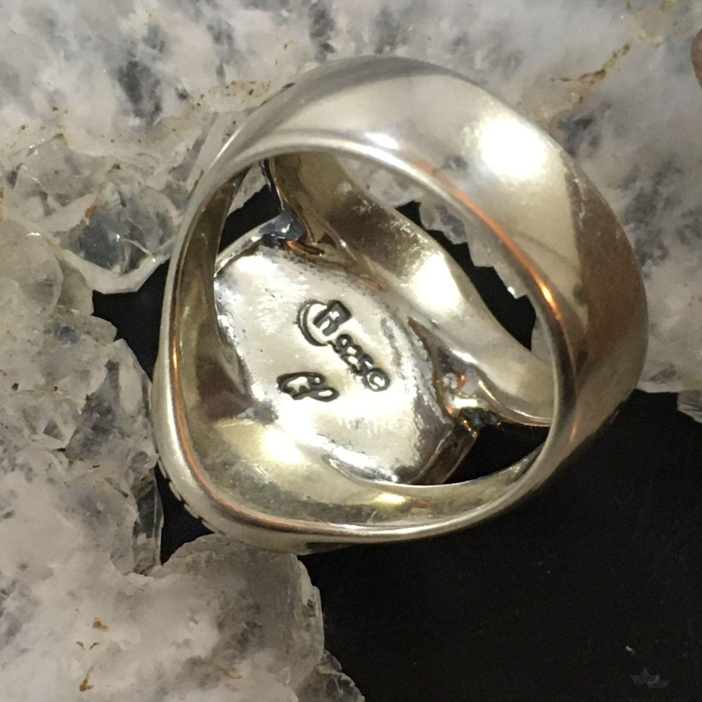 Carolyn Pollack Southwestern Style Sterling Silver Rhodonite Carved Rose Ring For Women