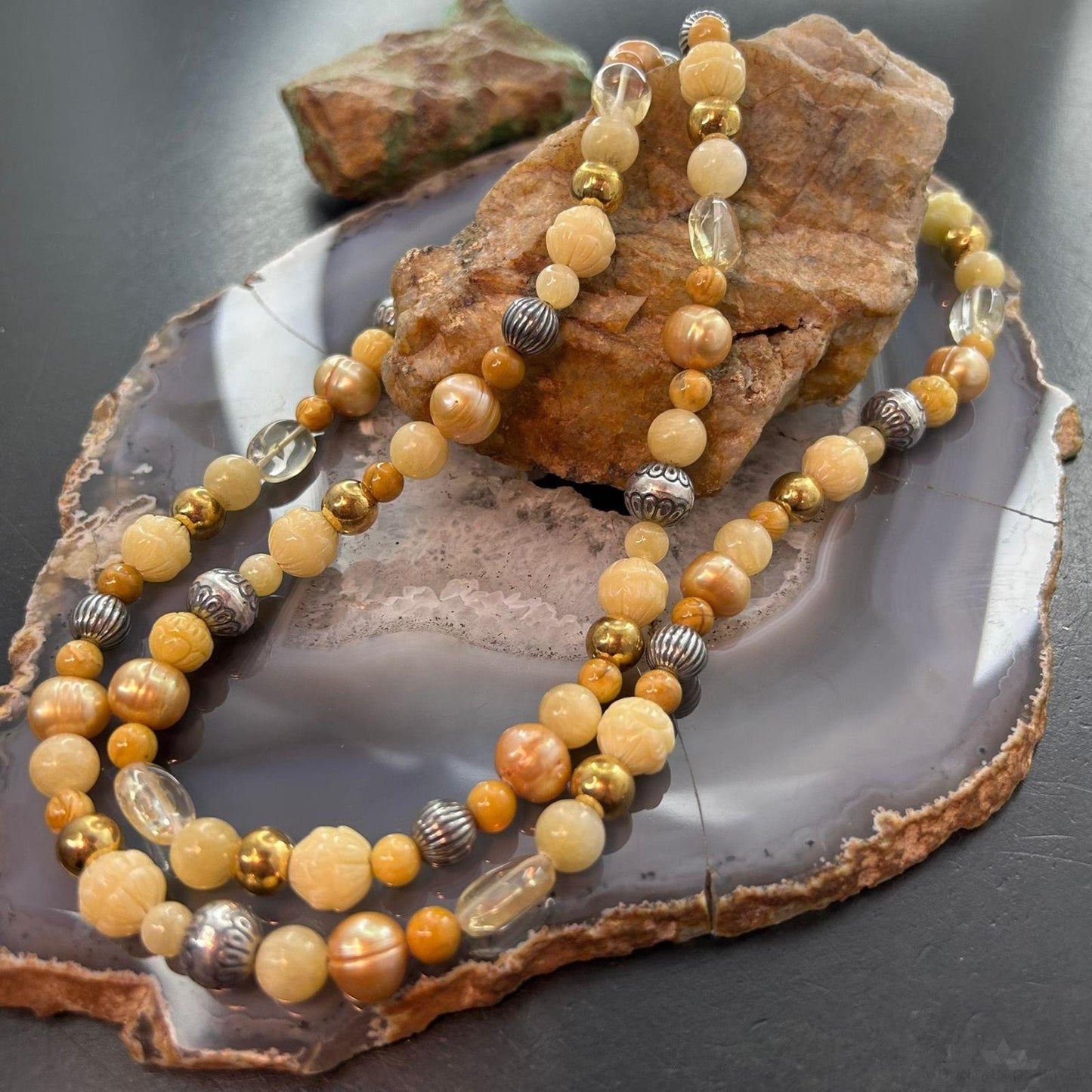 Carolyn Pollack 5mm-12mm Multi-Gemstone Beads 34" Necklace For Women