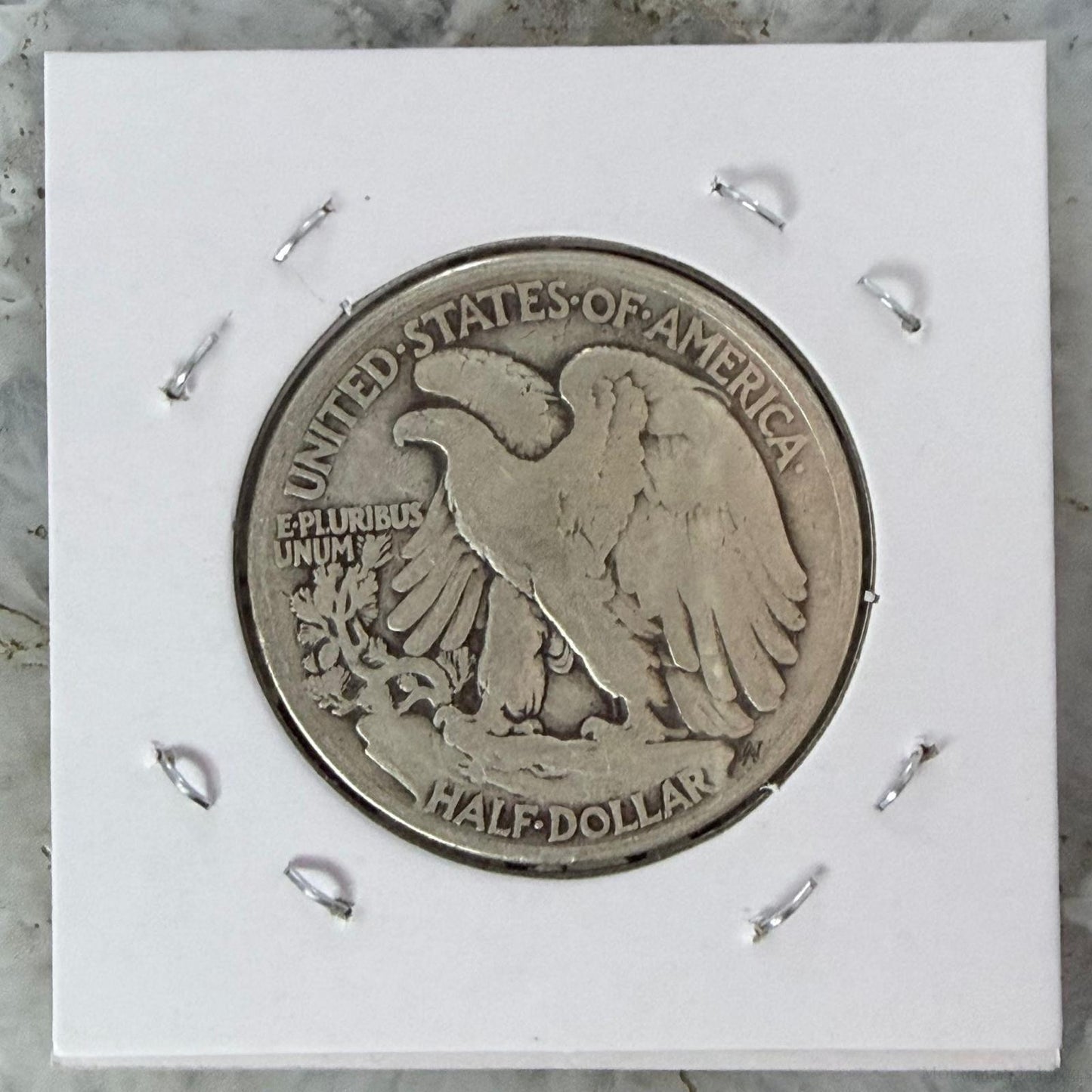 1943 US Walking Liberty Half Dollar 90% Silver F-VF #20126-10