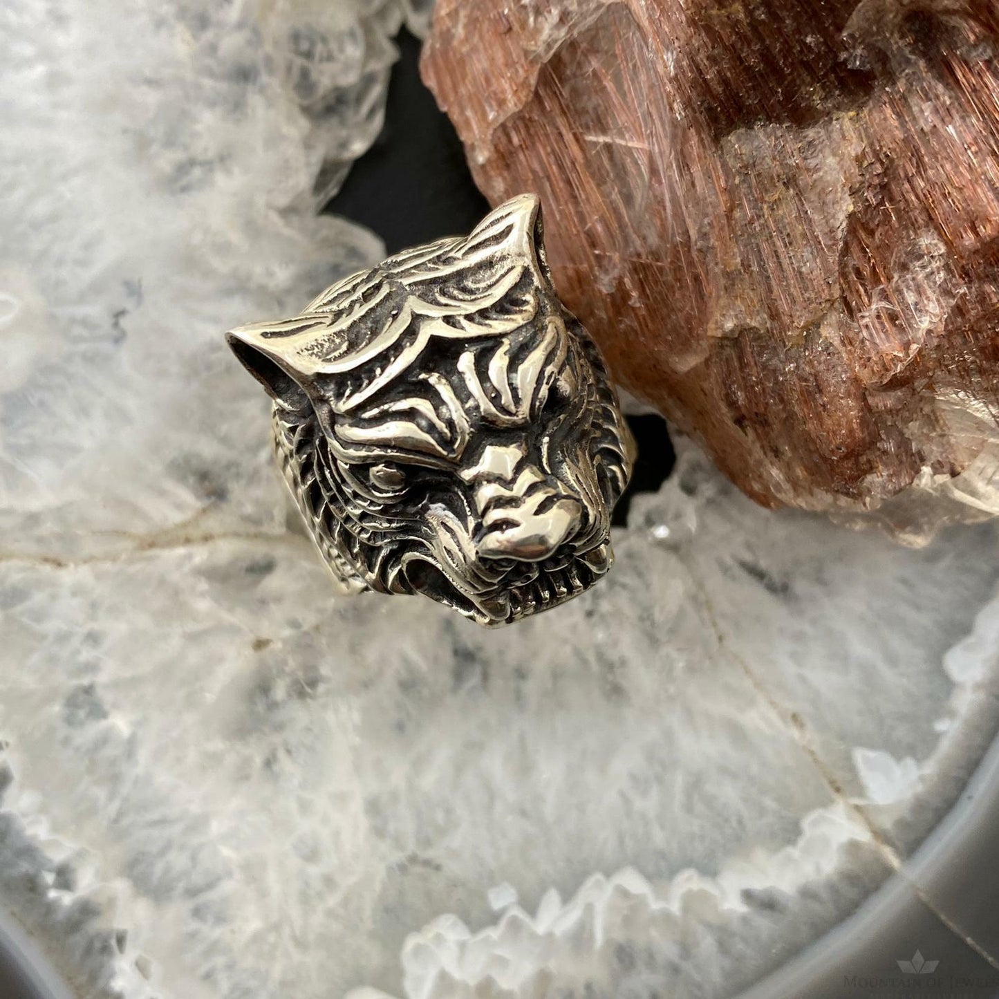 Sterling Silver Animal Ring Size 8 Men/Women 17.8 gr For Biker/ Rock N Roll