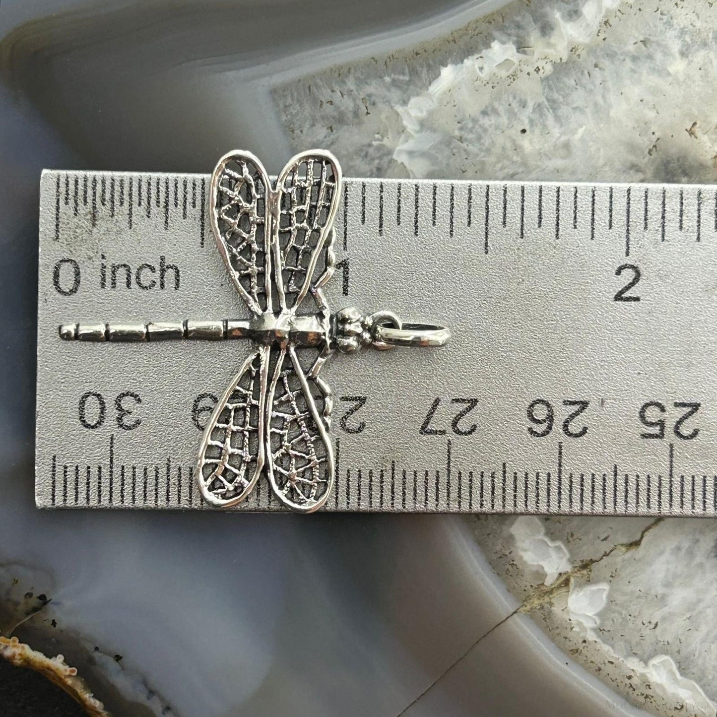 Sterling Silver Fashion Dragonfly Pendant
