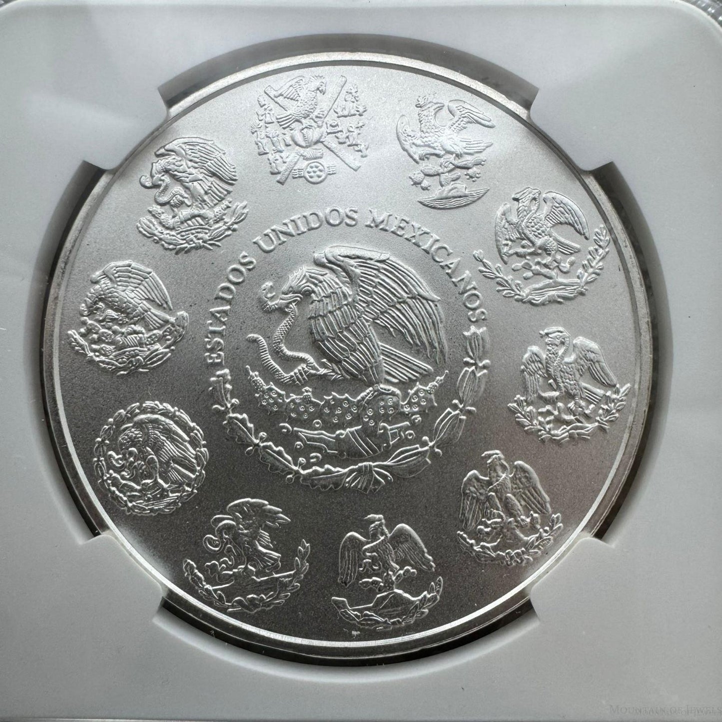 2011 Mexico One Ounce Libertad .999 Fine Silver NGC MS69 #2943174-005