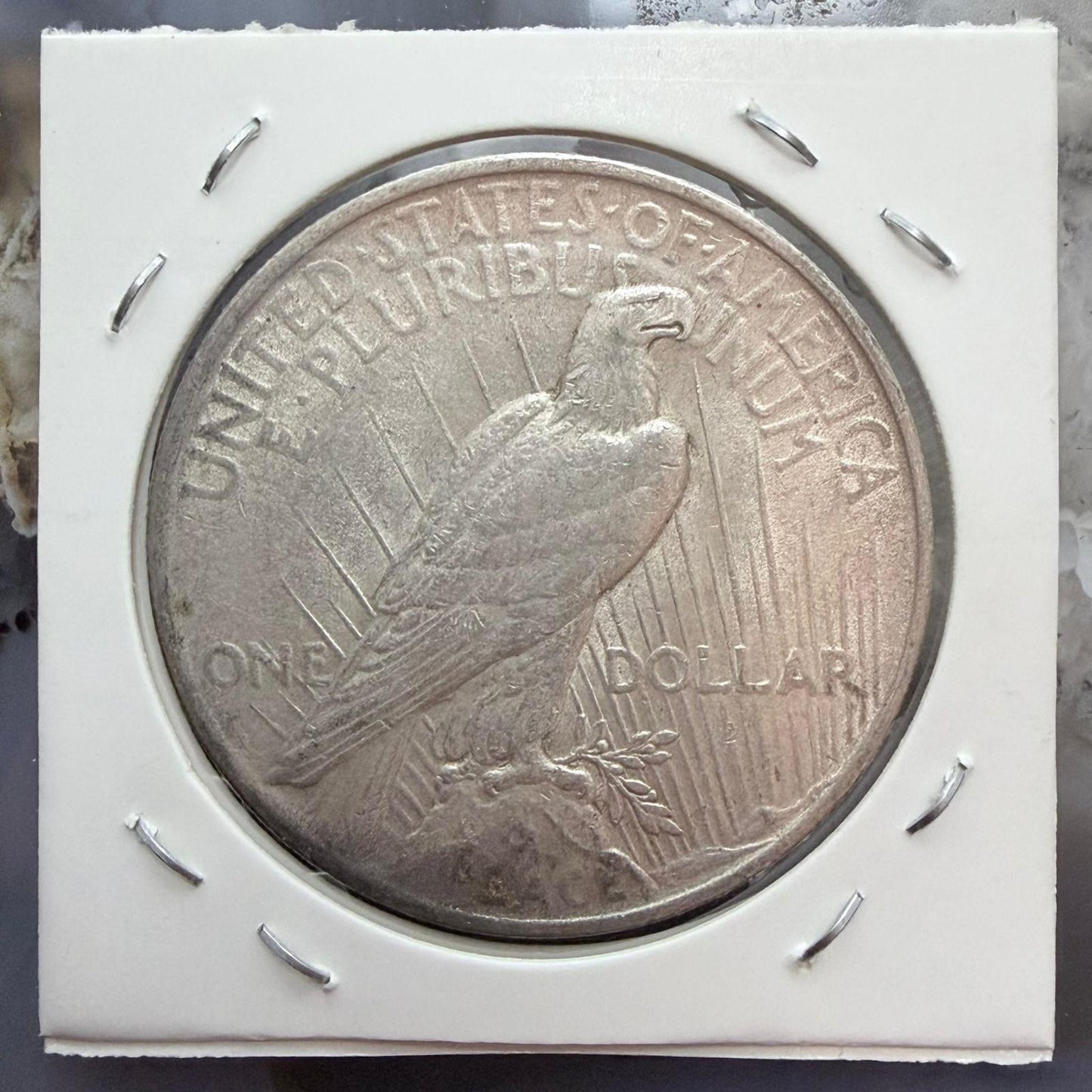 1922 US 90% Peace Silver Dollar VG-F #51626-10GU