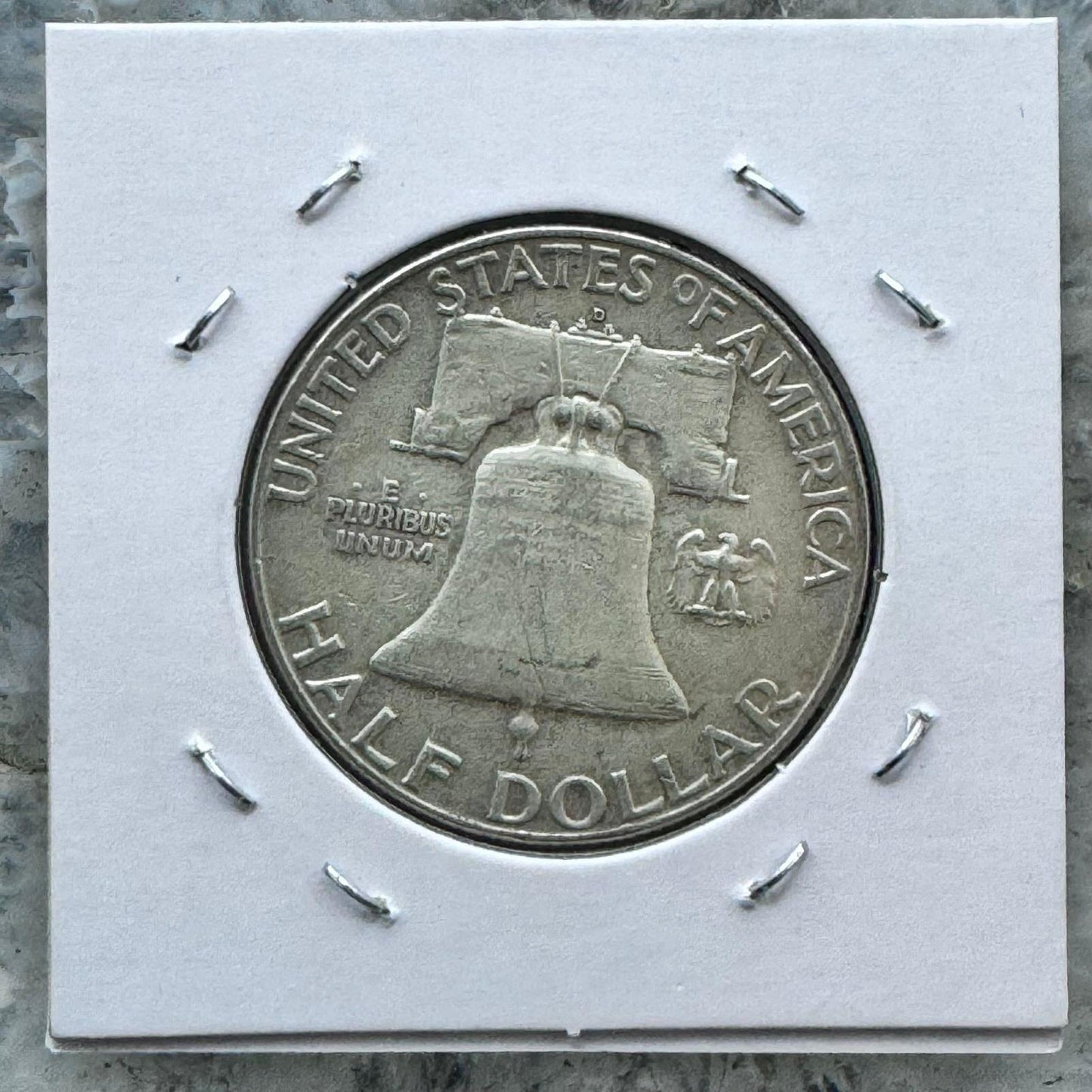 1962-D US Franklin Half Dollar .900 Silver VF-XF #60124-9E