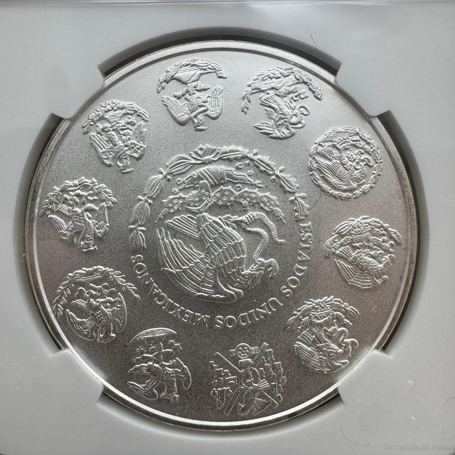 2011 Mexico One Ounce Libertad .999 Fine Silver NGC MS69 #2943174-012