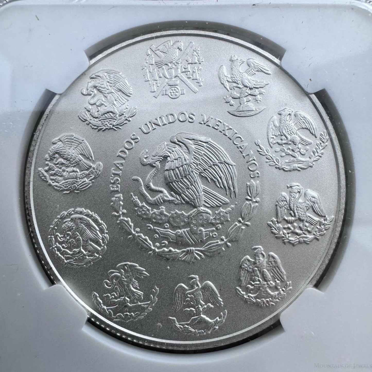 2011 Mexico Lebertad One Ounce .999 Fine Silver NGC MS69 #014 Beauty