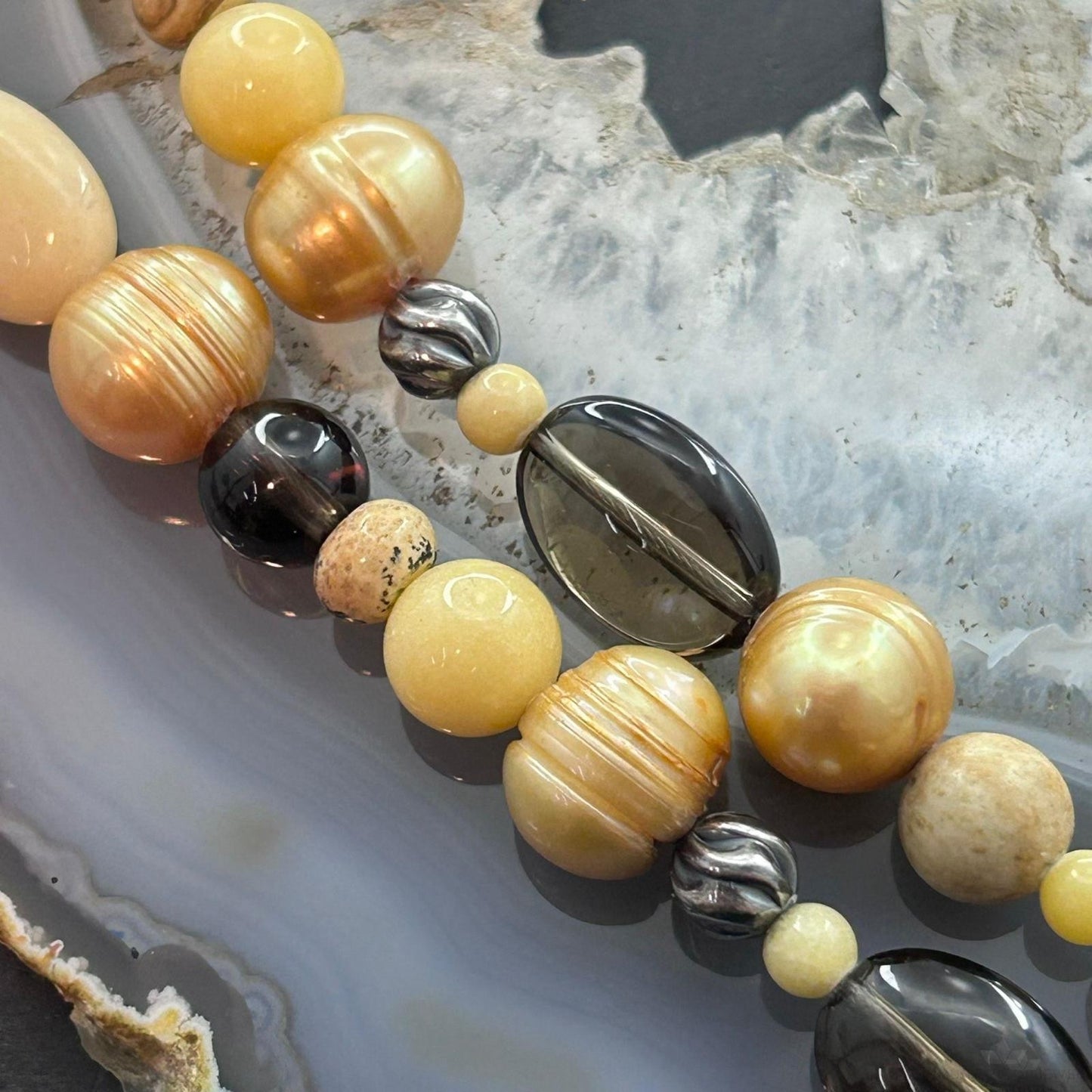 Carolyn Pollack 3mm-15mm Multi-Gemstone Beads 28"-31" Necklace For Women