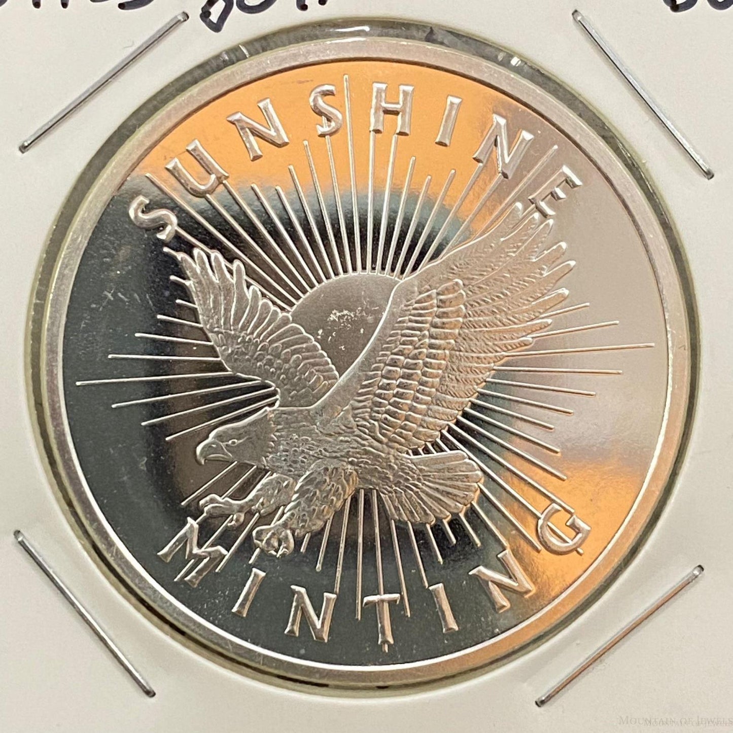 1.0 Ozt US Flying Eagle Design .999 Fine Silver Sunshine Minting BU #51123-8OH