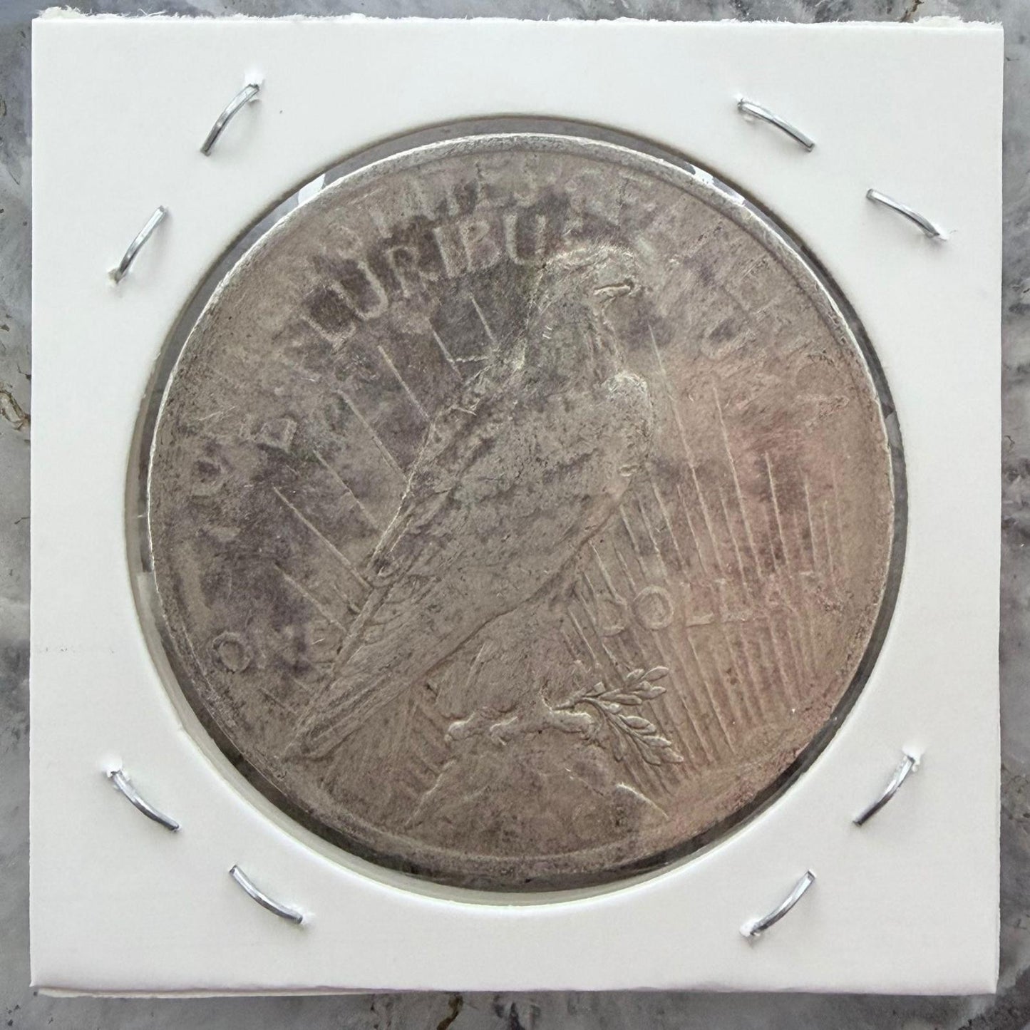 1923 US 90% Peace Silver Dollar G-VG #20226-4GE