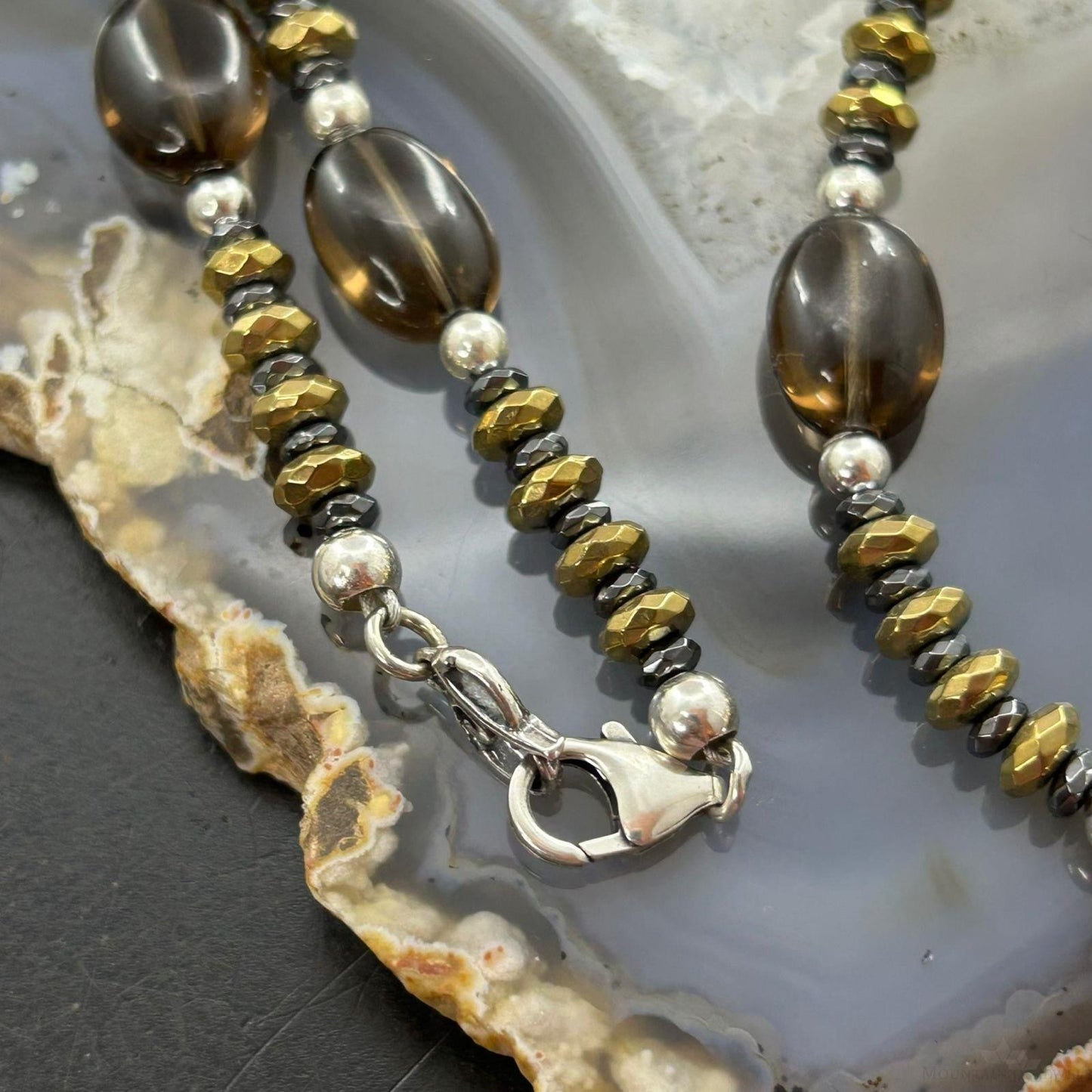 Carolyn Pollack Southwestern Style Sterling Silver Earth Tone Multi Gemstone Necklace For Women