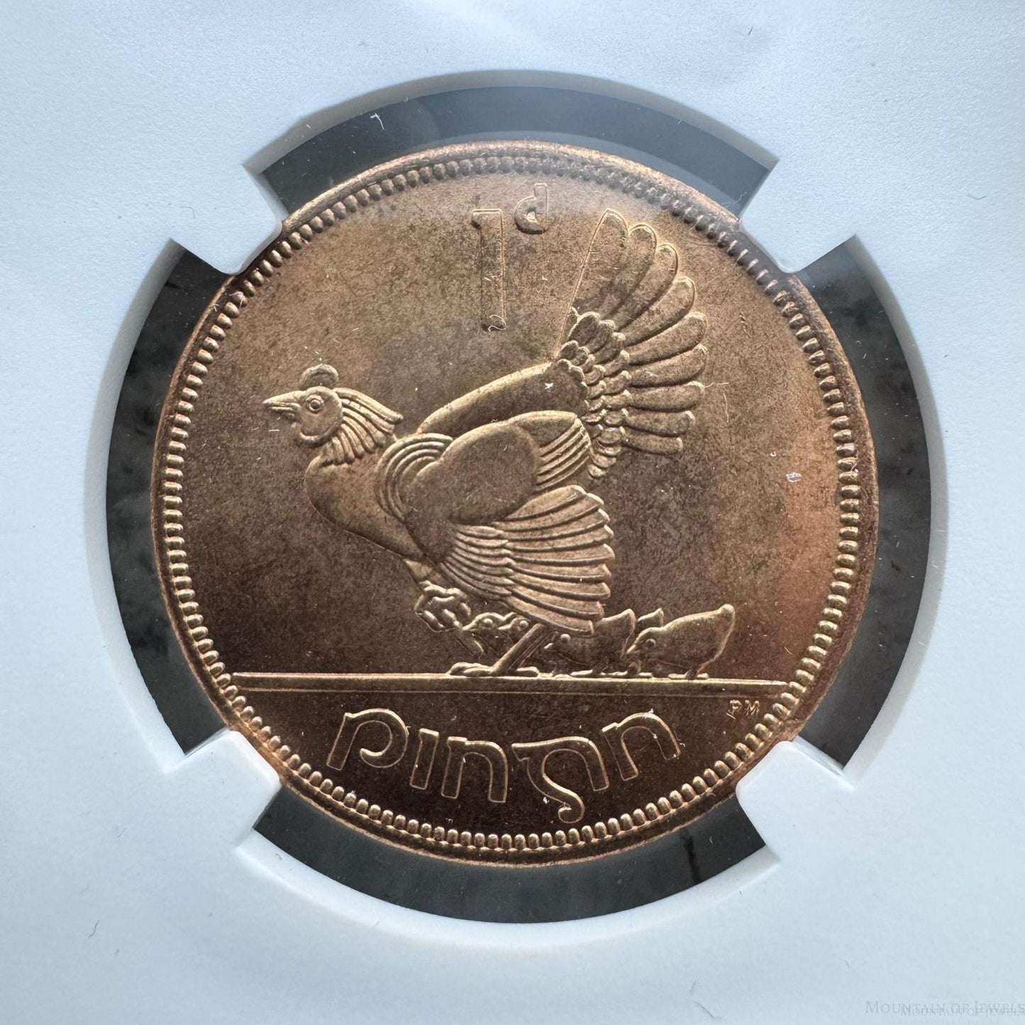1966 Great Britain Lucky Irish Penny NGC Genuine #8160787-379