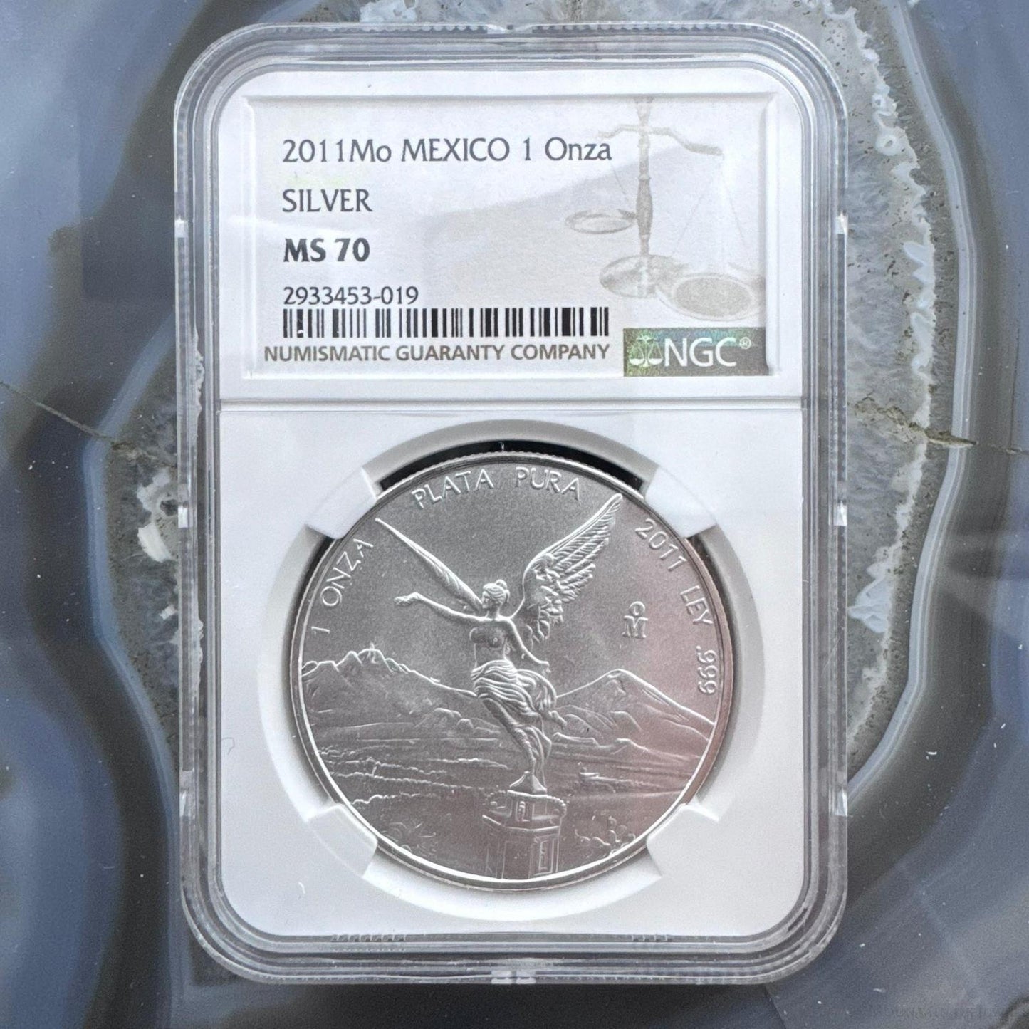 2011 Mexico One Ounce .999 Fine Silver NGC MS70 #019 HIGHEST GRADE