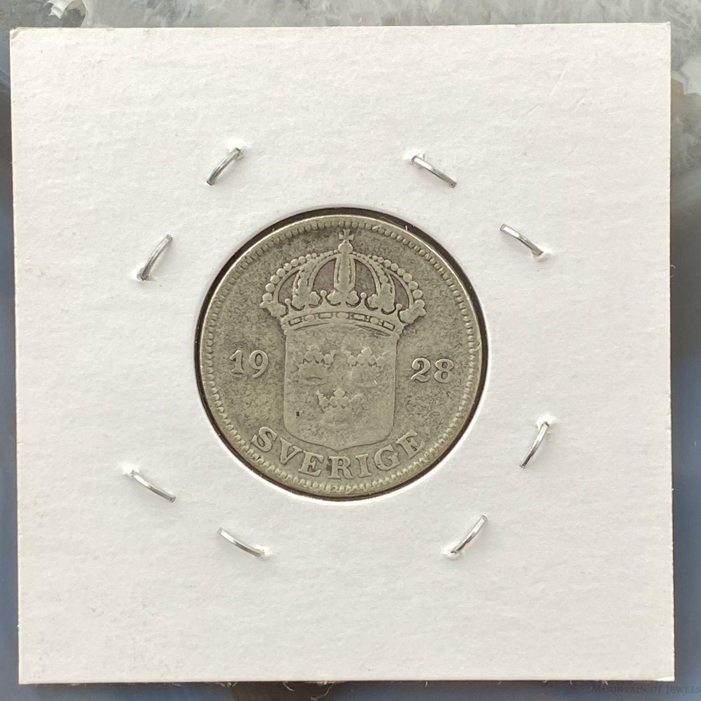 1928 Sweden Silver 50 ORE, KM788 Collectible Coin 372920-9