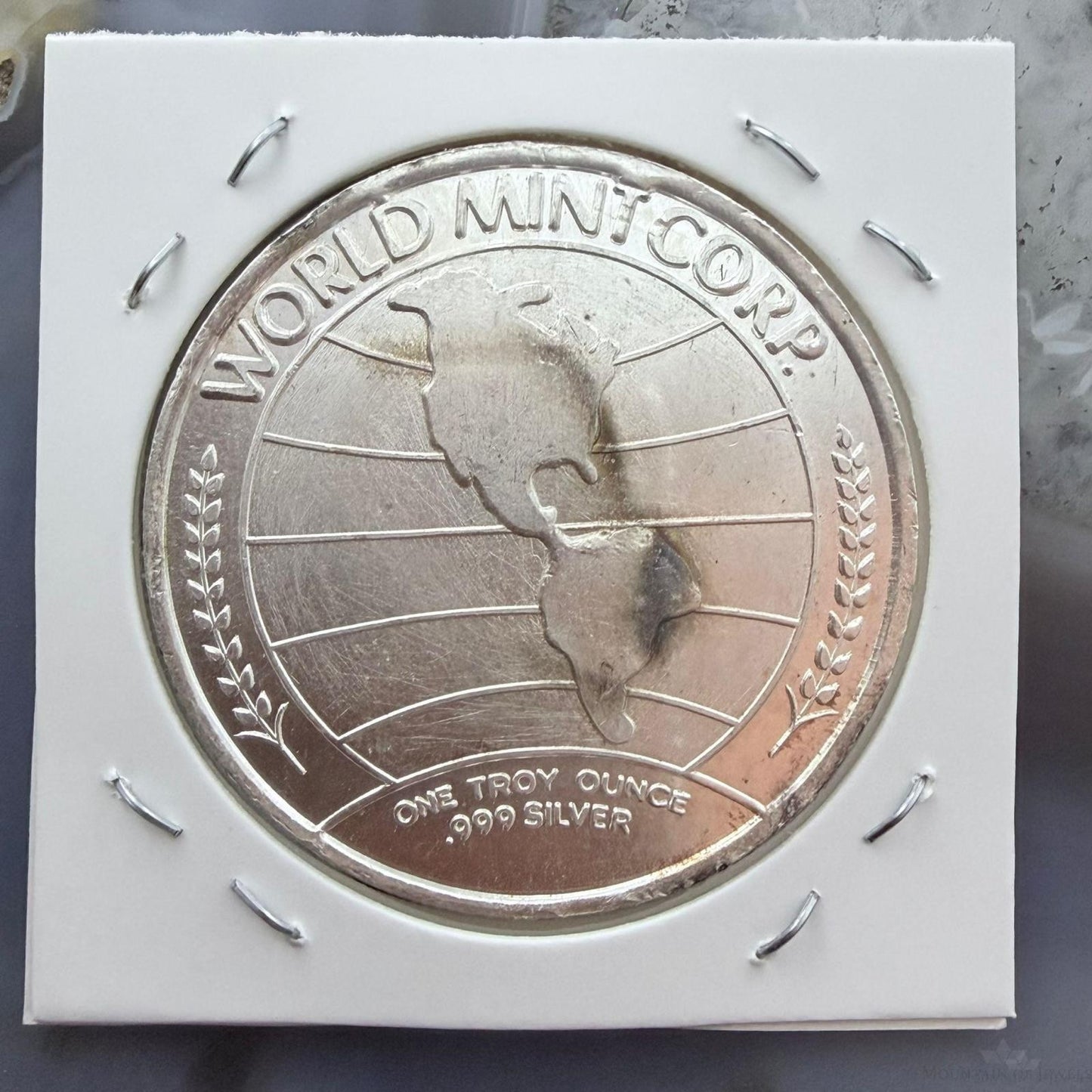 US 1973 One Troy Ounce .999 Fine Silver American Prospector w/Horse #102525-12