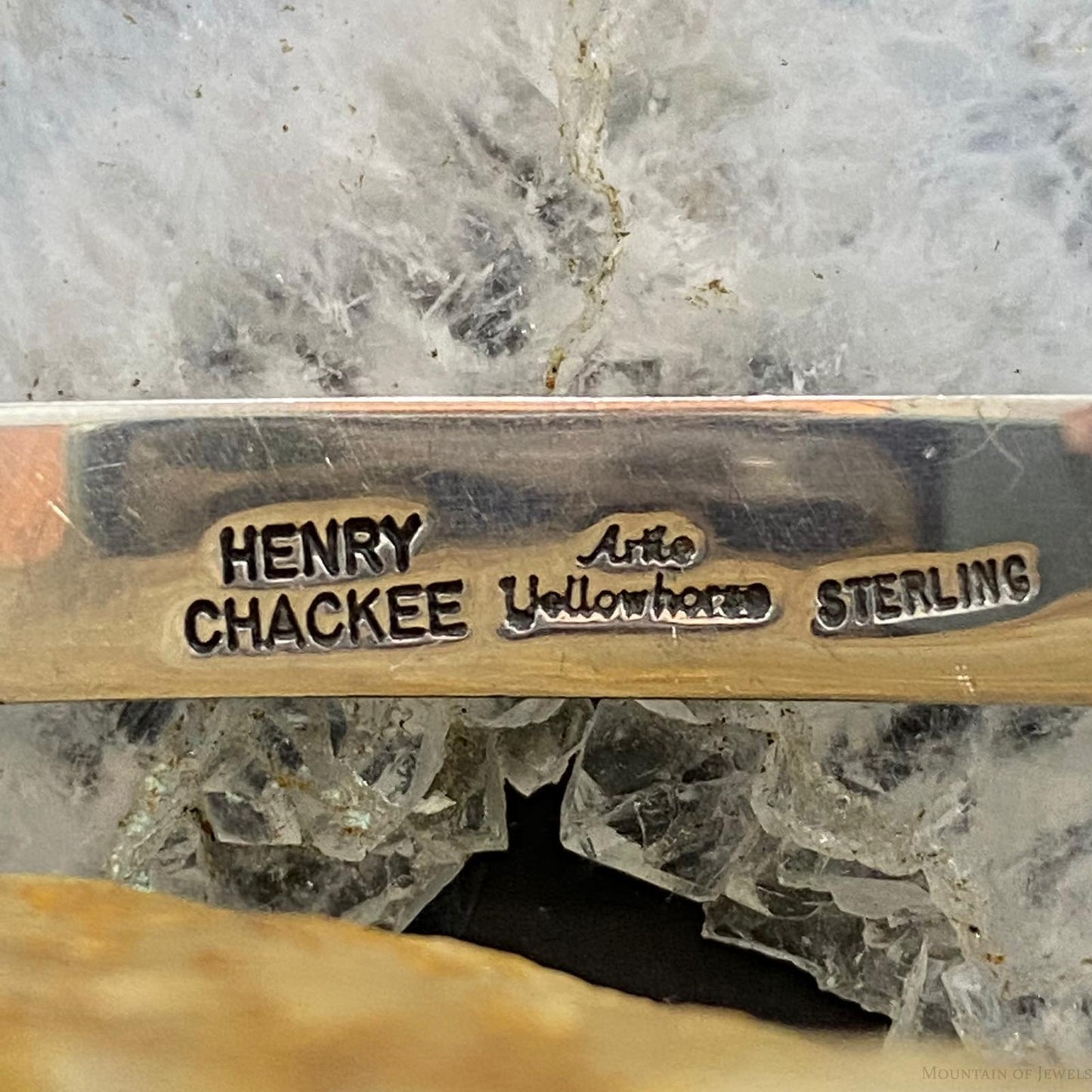 Artie Yellowhorse/Henry Chackee Native American Engraved Bracelet For Women