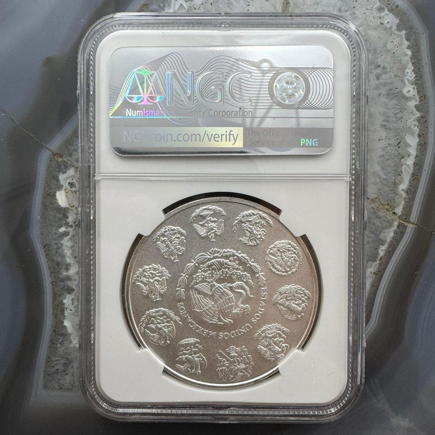 2011 Mexico One Ounce Libertad .999 Fine Silver NGC MS69 #2943174-012