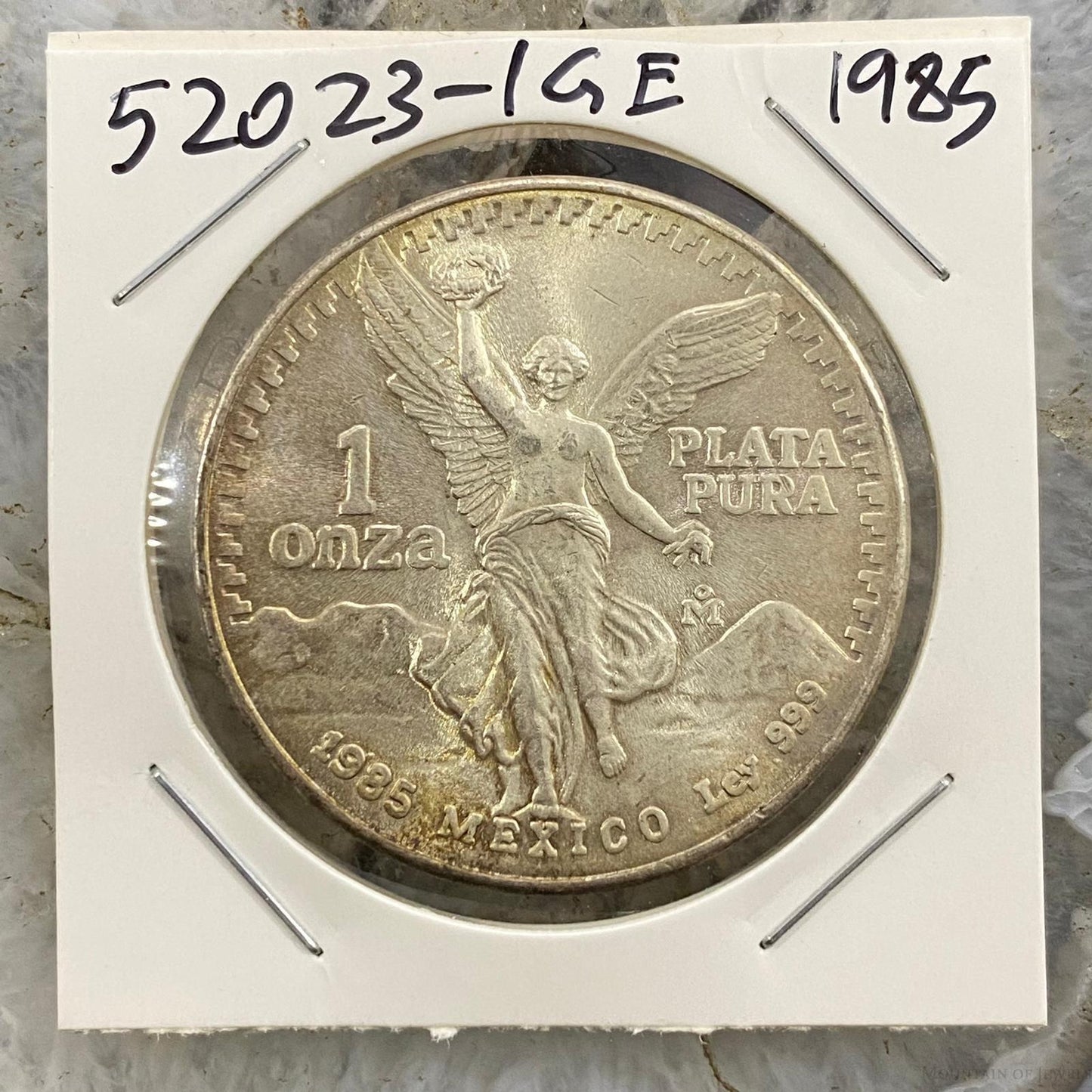1968 Mexico 1.0 Troy Ounce .999 Fine Silver #52023-1GE