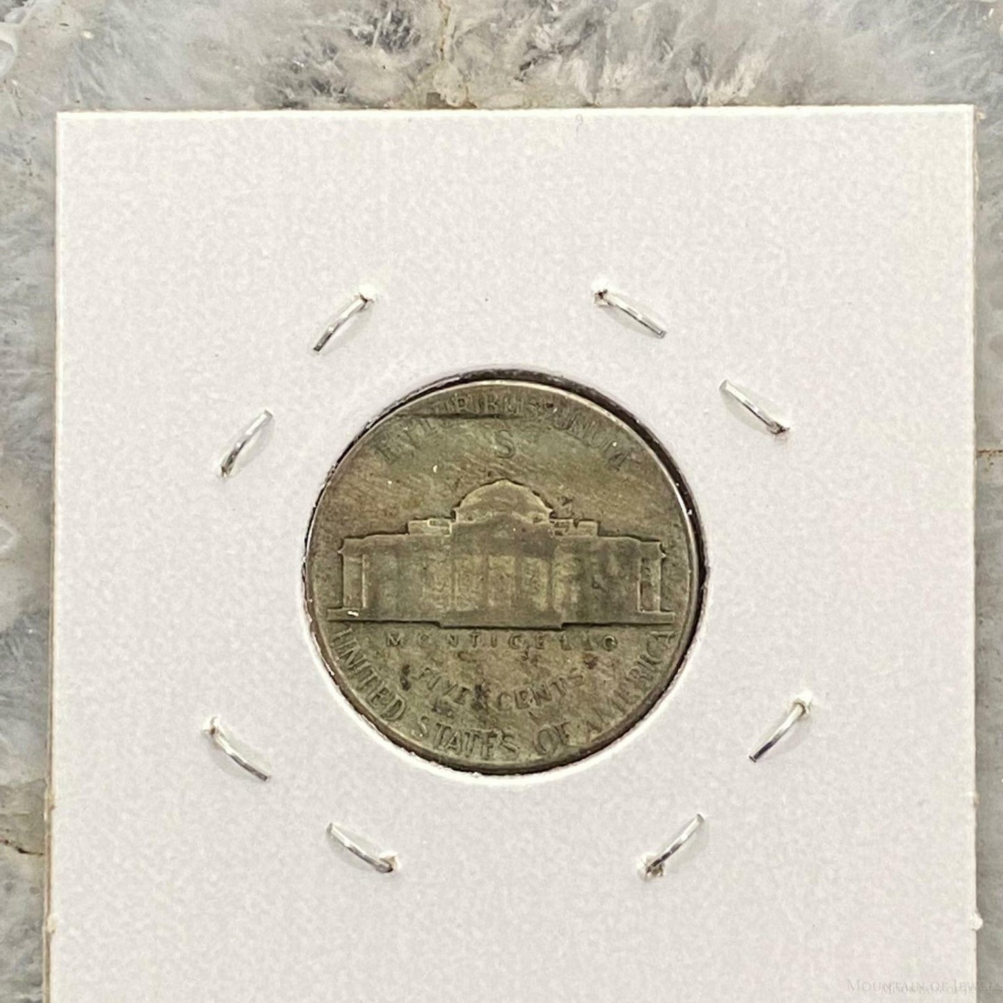 1945-S US Wartime Jefferson (1942-1945) 5 Cent 35% Silver G-VG #122321-11