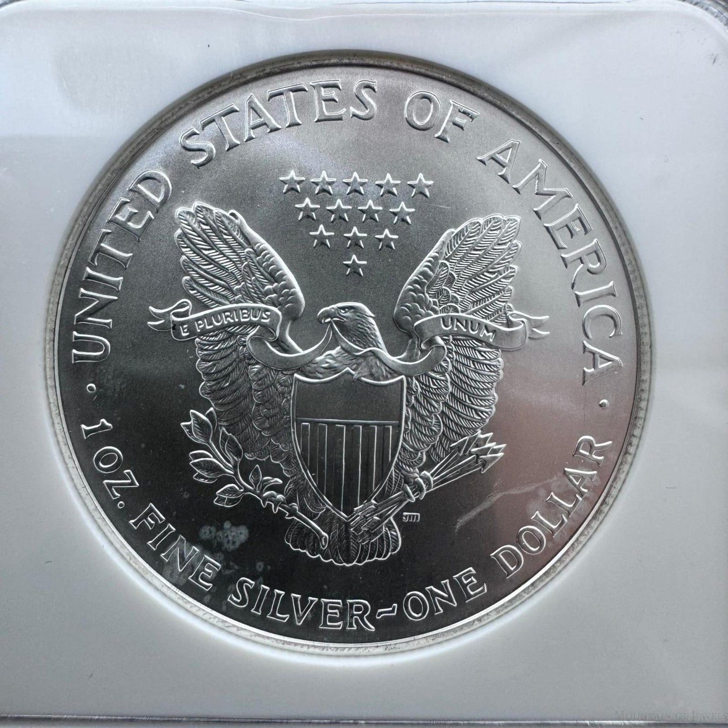 2000 US 1.0oz .999 Fine Silver American Silver Eagle NGC MS69 #341374-047EX