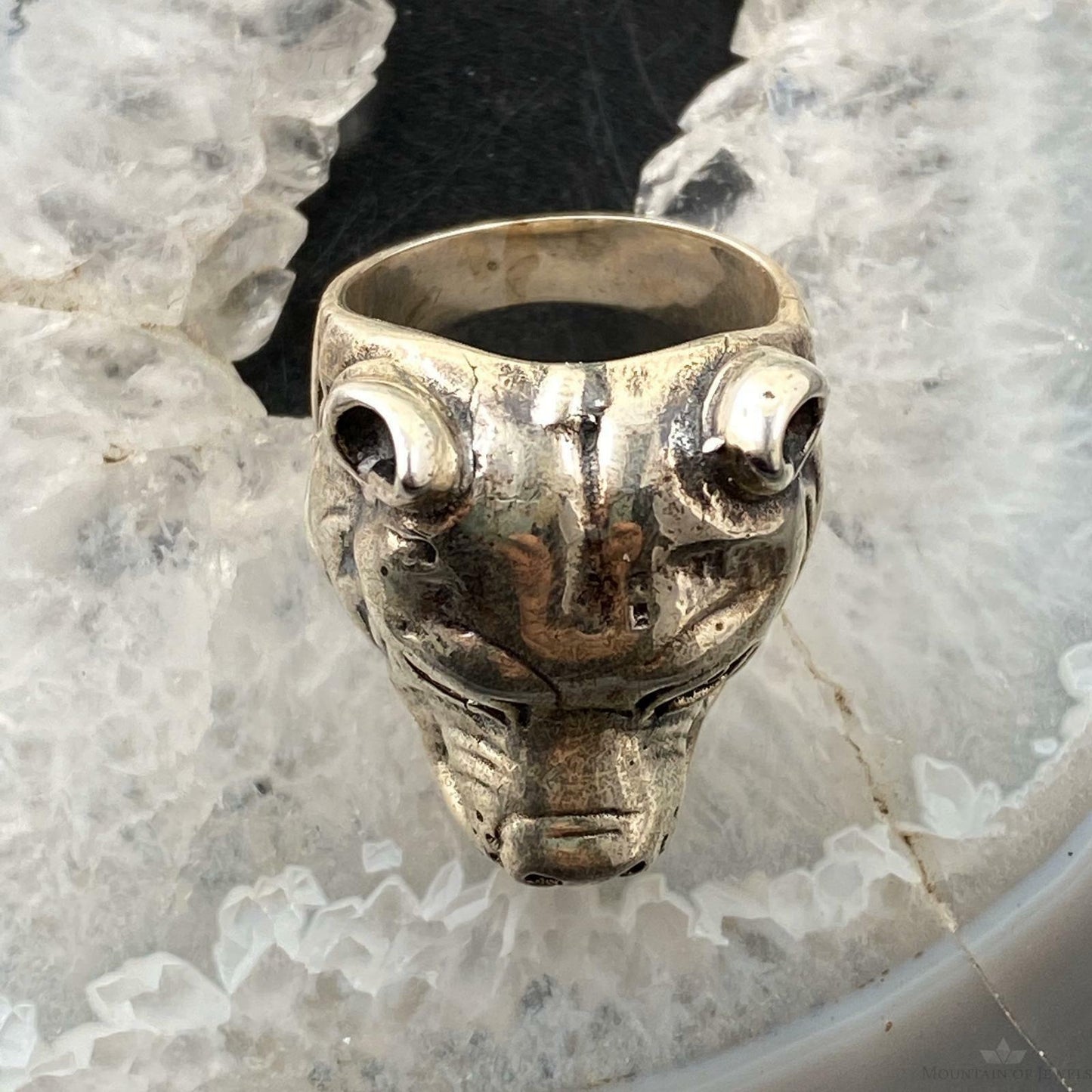 Sterling Silver Dog Ring Size 8.5 For Men/Women 22 grams