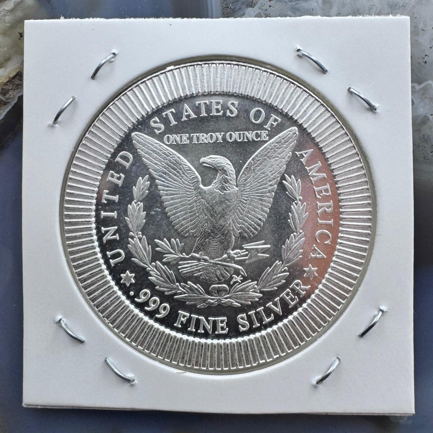 US One Troy Ounce .999 Fine Silver Morgan Design Round #71725-6HD