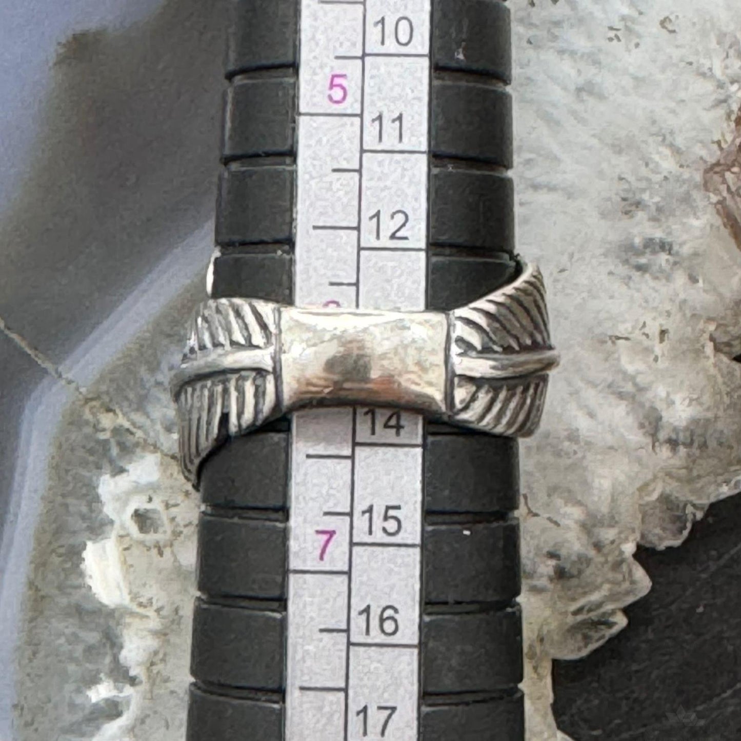 Carolyn Pollack Sterling Silver Wrap Around Feather Ring For Women with Size Variety