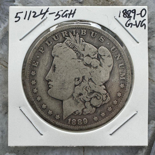 1889-O US 90% Morgan Silver Dollar G-VG #51124-5GH