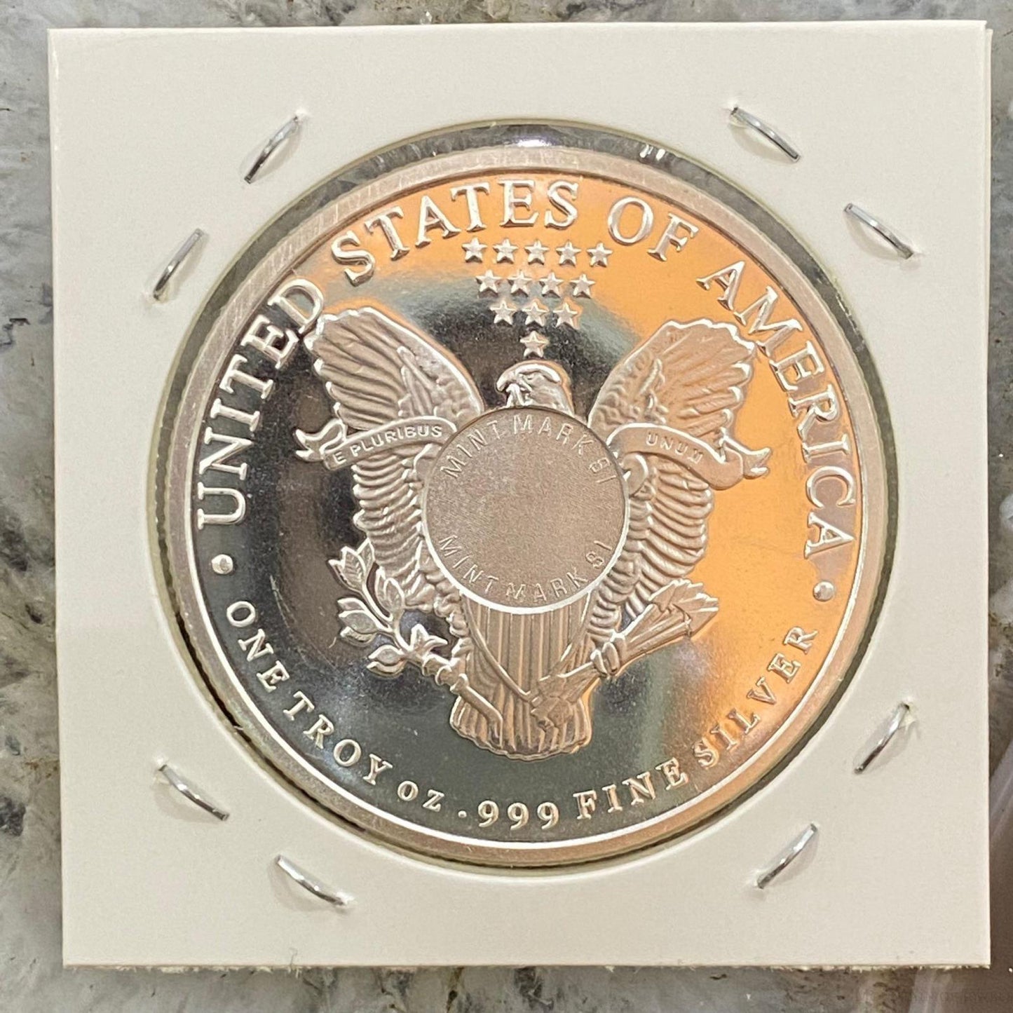 1.00 Ozt US Walking Liberty Design.999 Fine Silver Coin BU #51123-4OH