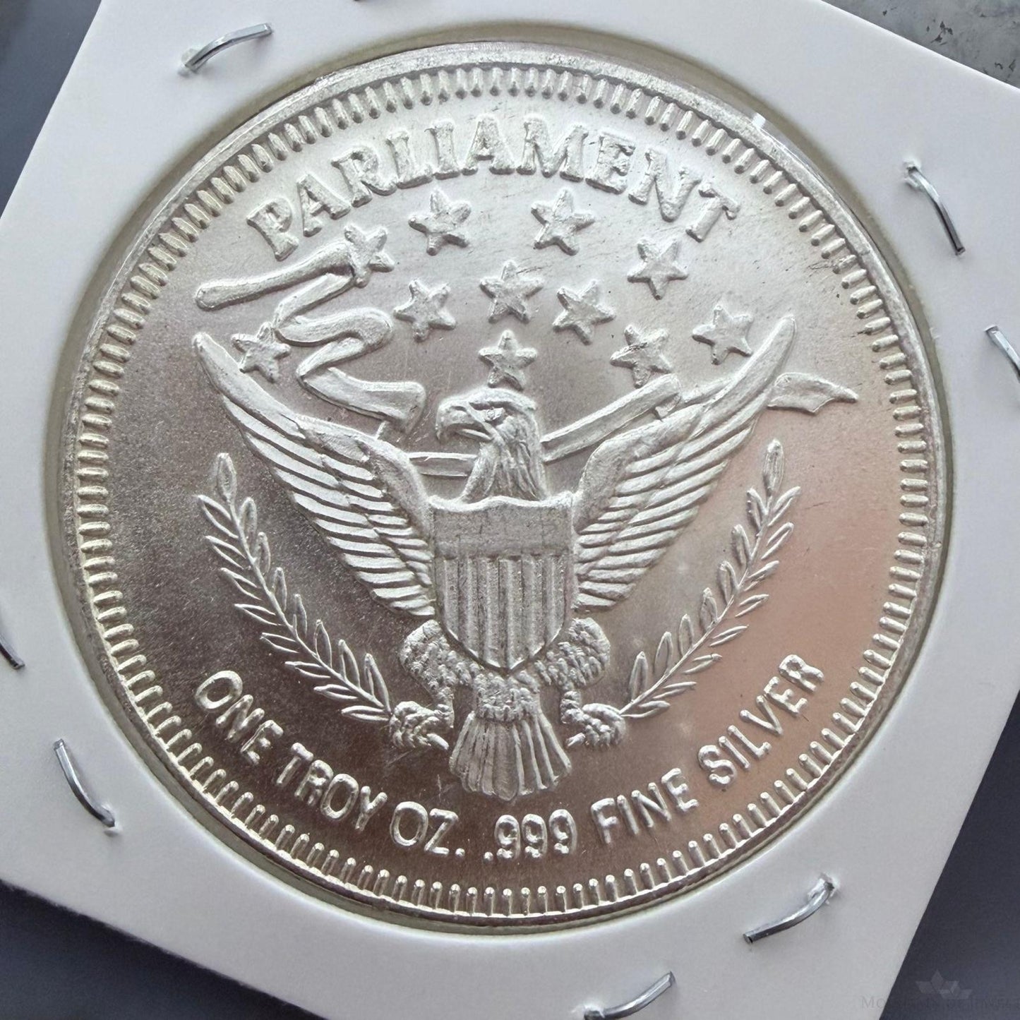 US One Troy Ounce .999 Fine Silver Round Morgan Design #102525-6HXPE