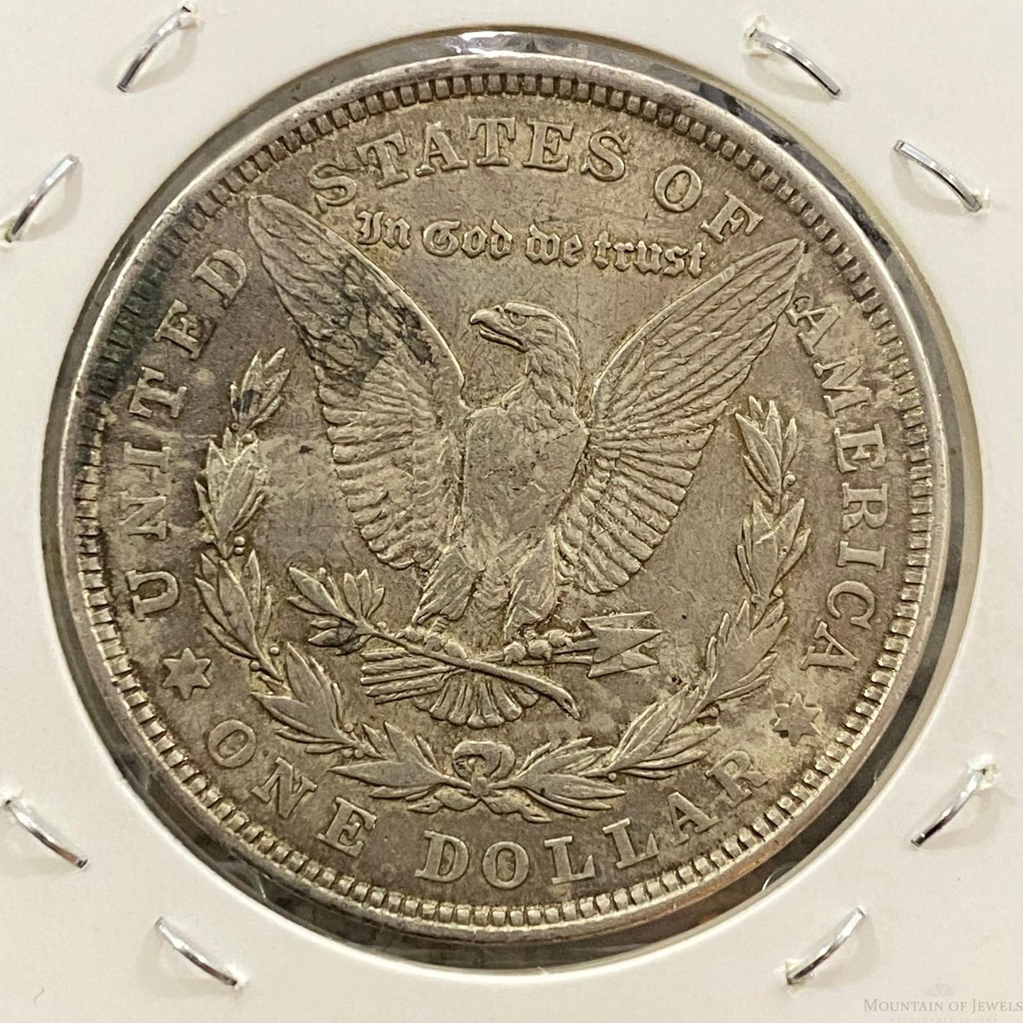 1921 $1 US Morgan Silver Dollar Coin F-VF #42023-1GE
