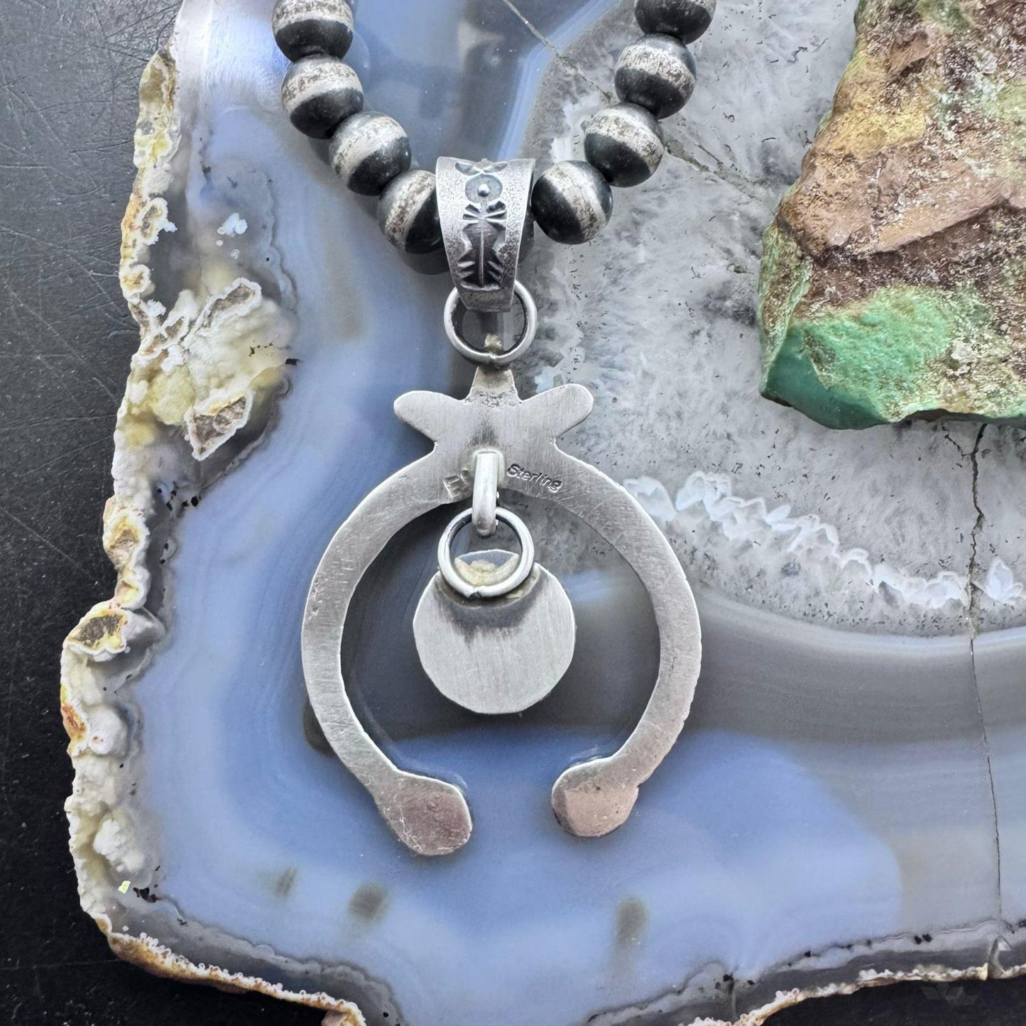 Eva & Linberg Billah Sterling Silver Orange Spiny Oyster Decorated Naja Pendant For Women