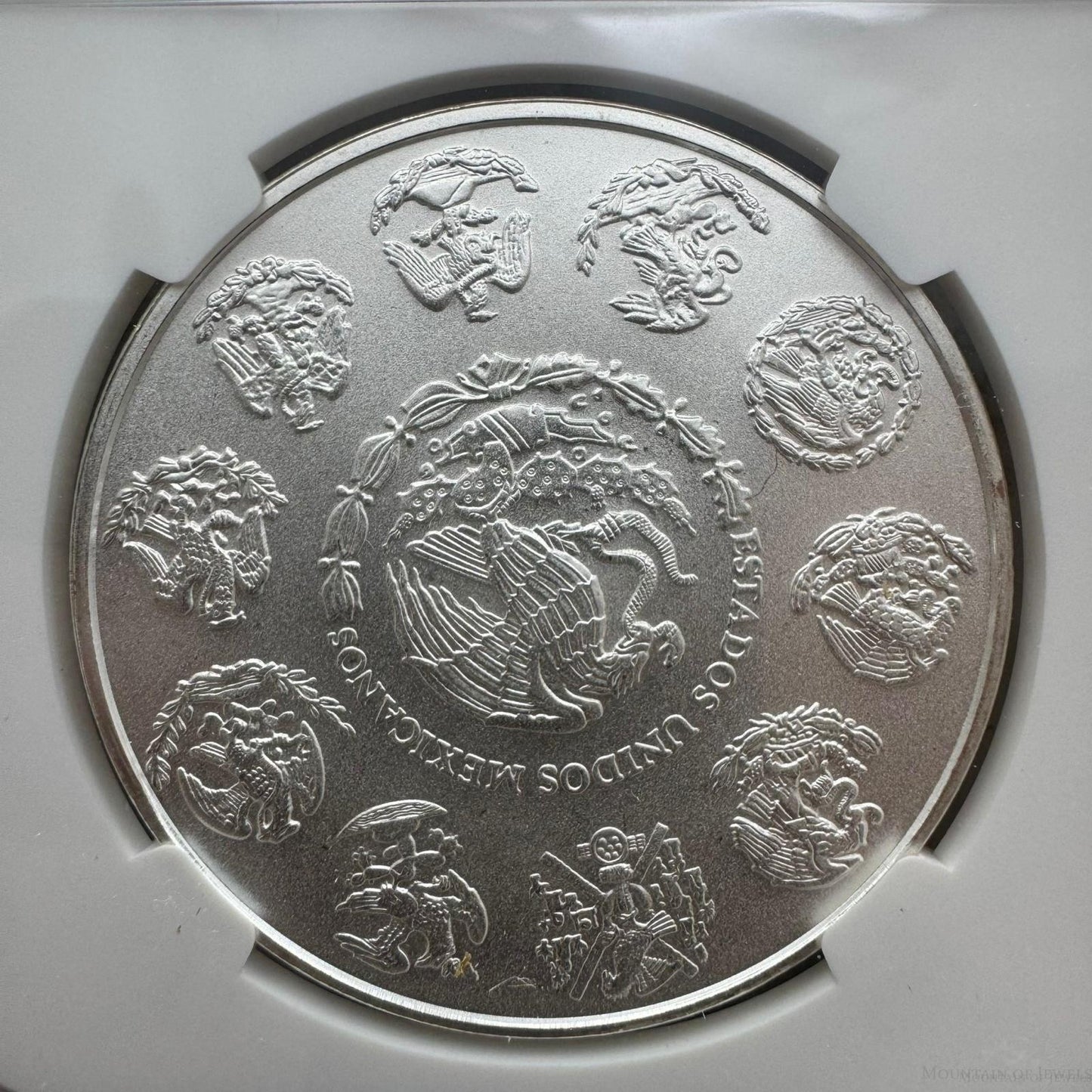 2011 Mexico One Ounce Libertad .999 Fine Silver NGC MS69 #2943174-014