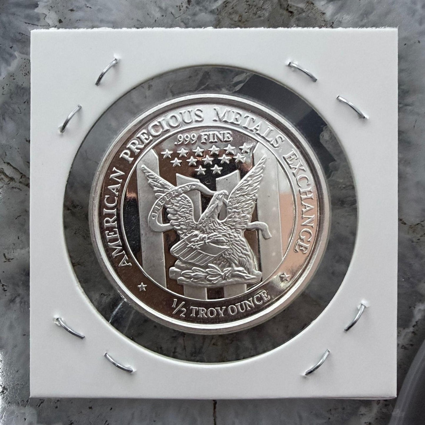 One Half Troy Ounce .999 Pure Silver by Apmex #12625-16GE