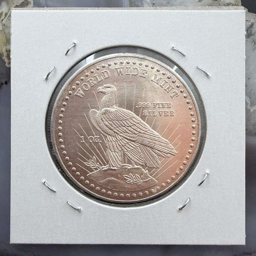 US 1981 One Troy Ounce .999 Fine Silver Round Liberty Head #102525-14