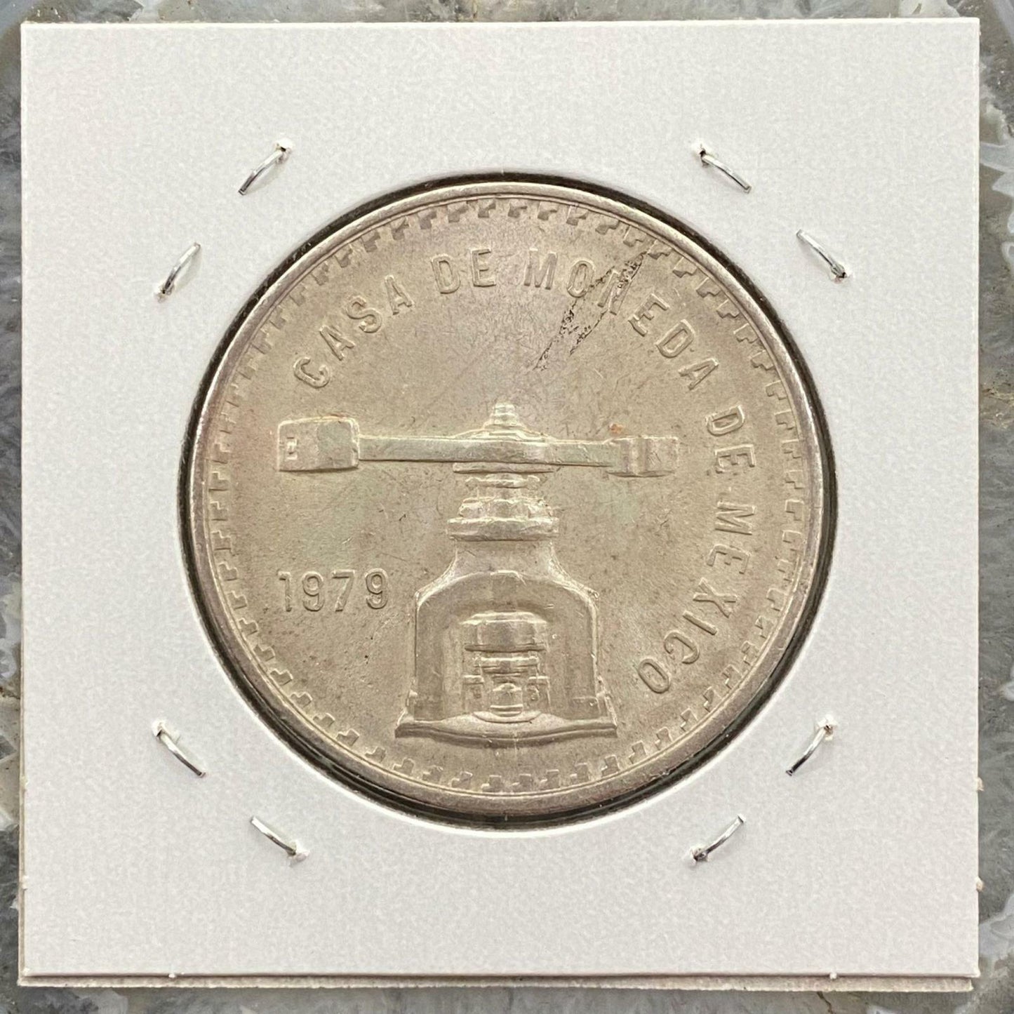 1979 Mexico 1.0ozt Pure Silver Casa De Momeda VF-EF .#32622-7