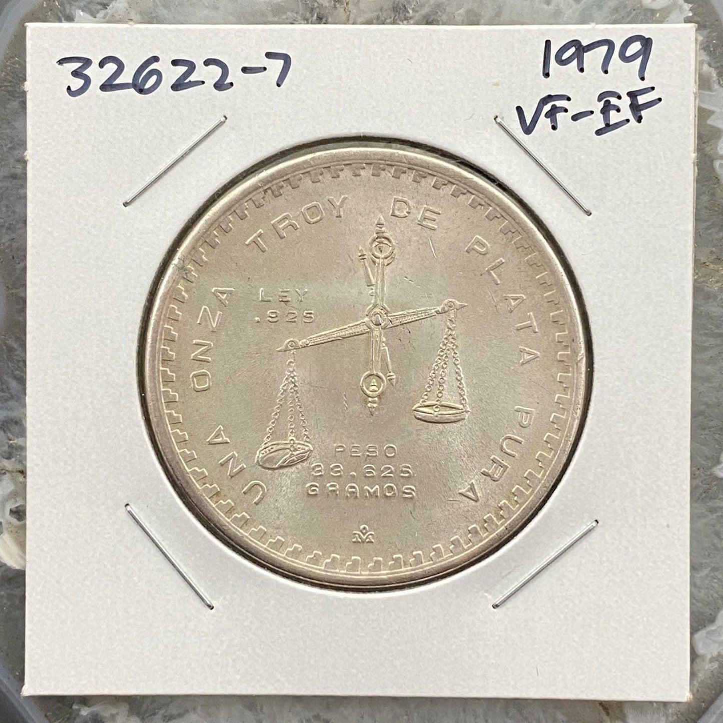 1979 Mexico 1.0ozt Pure Silver Casa De Momeda VF-EF .#32622-7