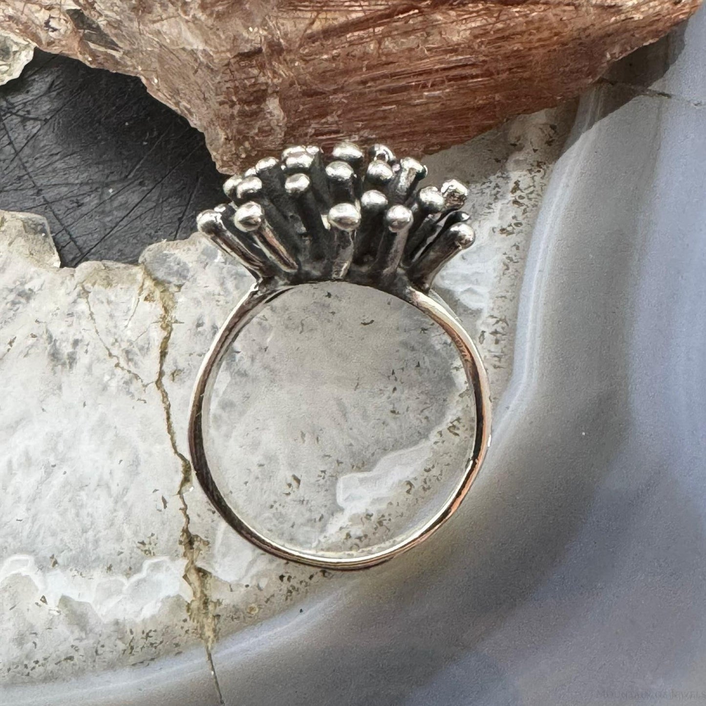 Sterling Silver Porcupine Fashion Ring For Women, Taxco Mexico