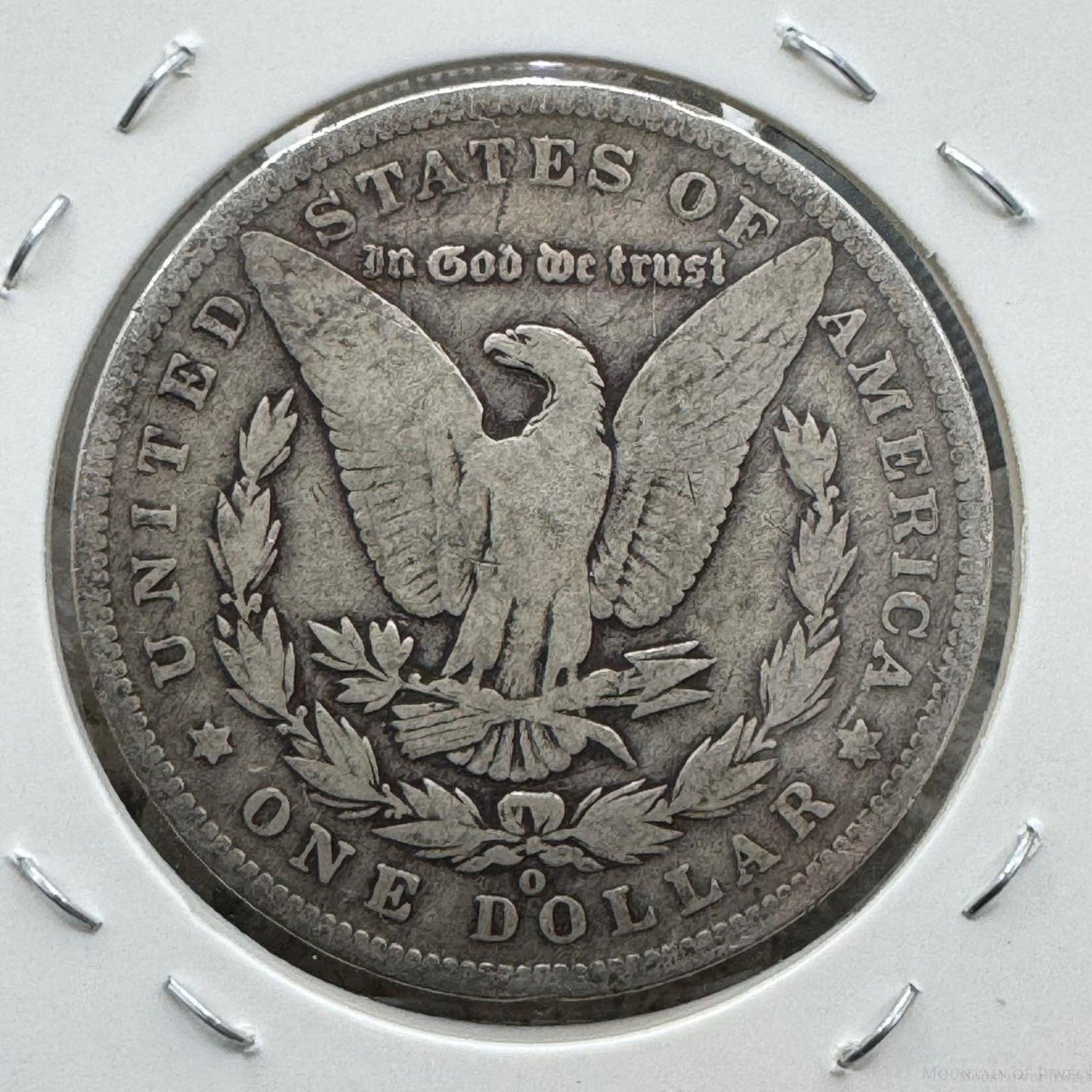 1890-O US 90% Morgan Silver Dollar VG-F #51124-6GH
