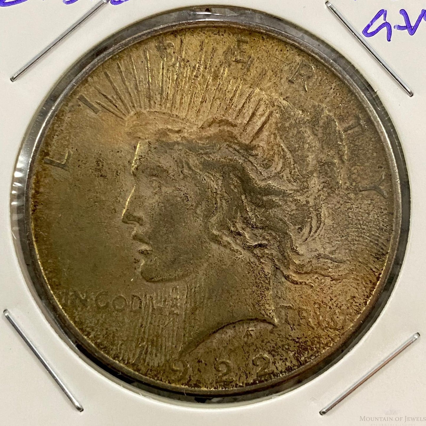 1922 $1 US Peace Silver Dollar G-VG Collectible Coin #21823-1GX - Mountain of Jewels