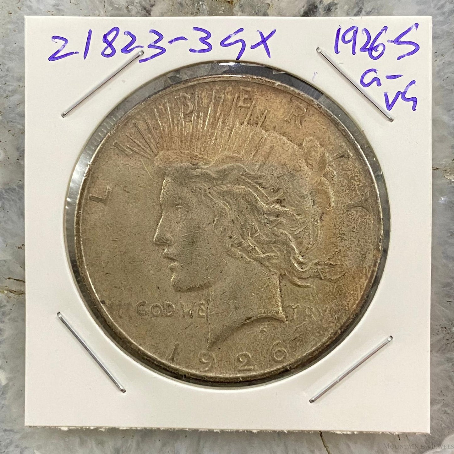 1926-S $1 US Peace Silver Dollar G-VG Collectible Coin #21823-3GX - Mountain of Jewels