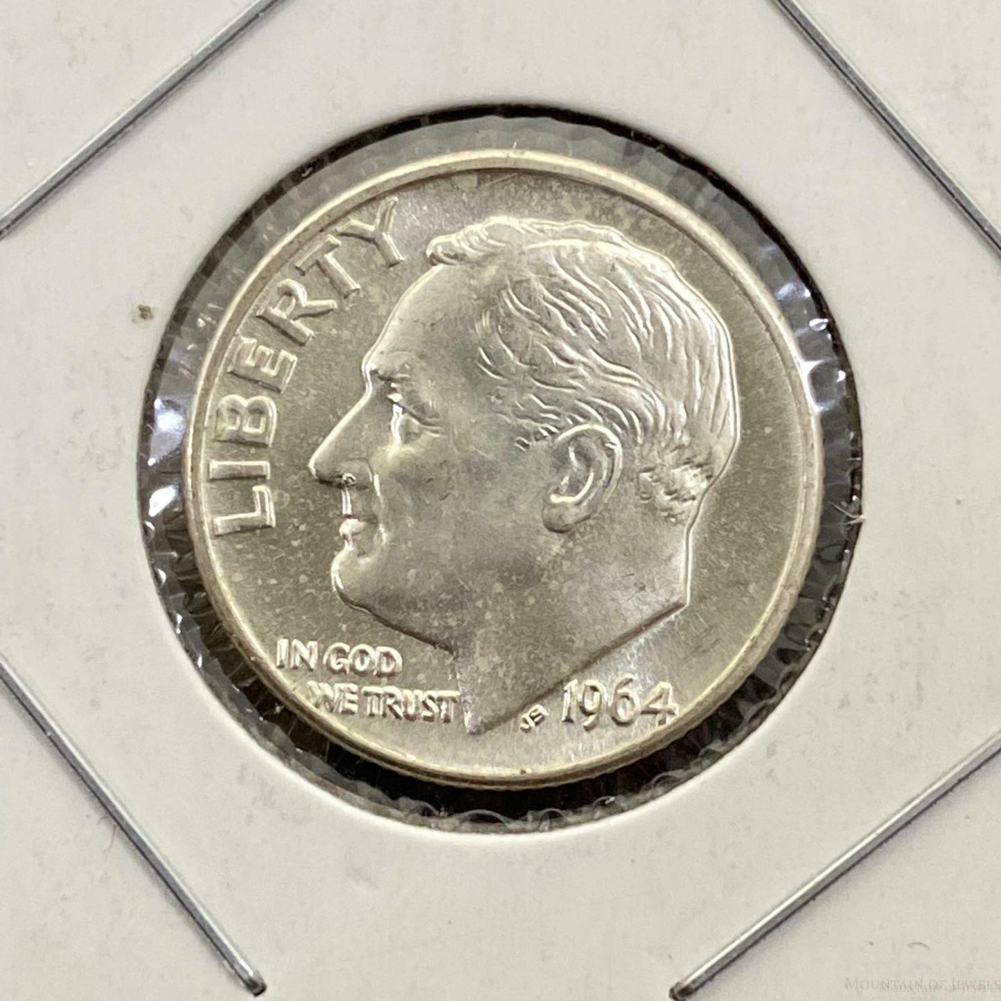 1964-D US Roosevelt Dime .900 Silver BU Collectible Coin #122321-5 - Mountain of Jewels